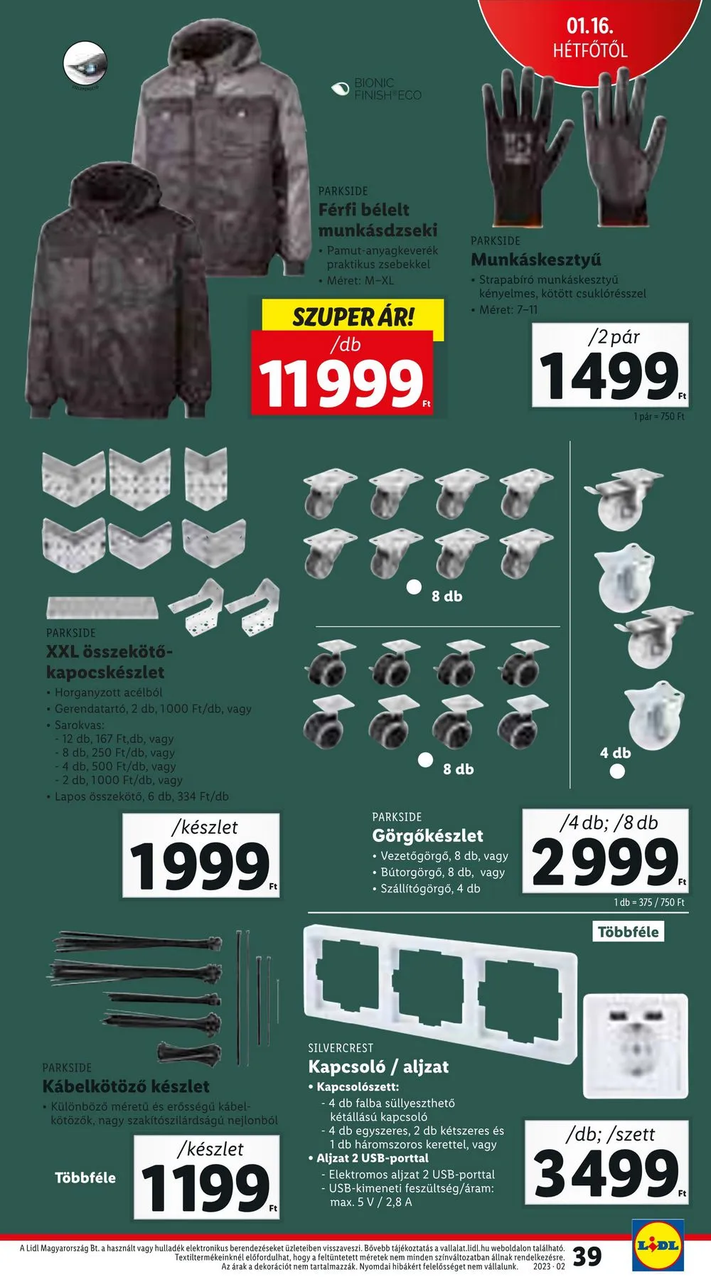 Lidl akciós újság 01.12–01.18 – 39. oldal