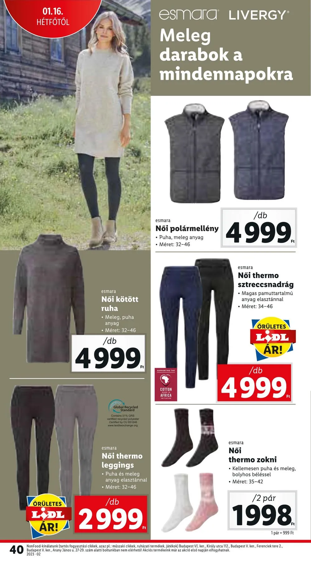 Lidl akciós újság 01.12–01.18 – 40. oldal