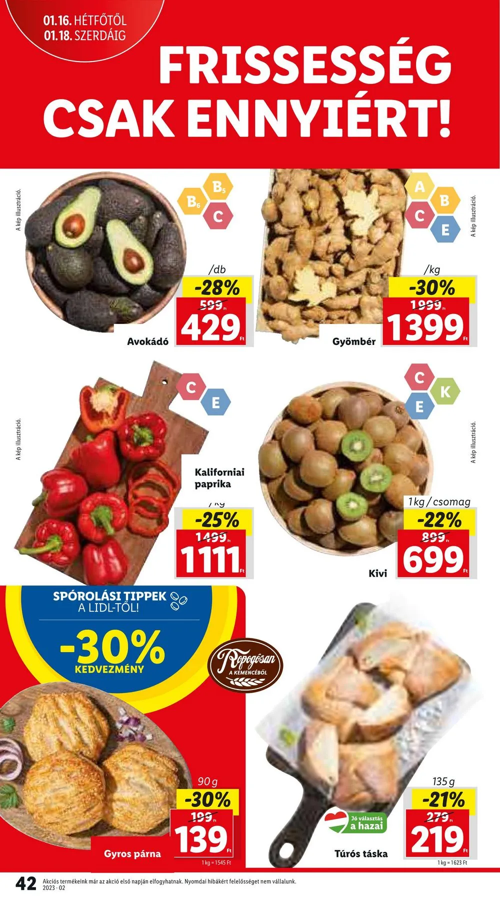 Lidl akciós újság 01.12–01.18 – 42. oldal