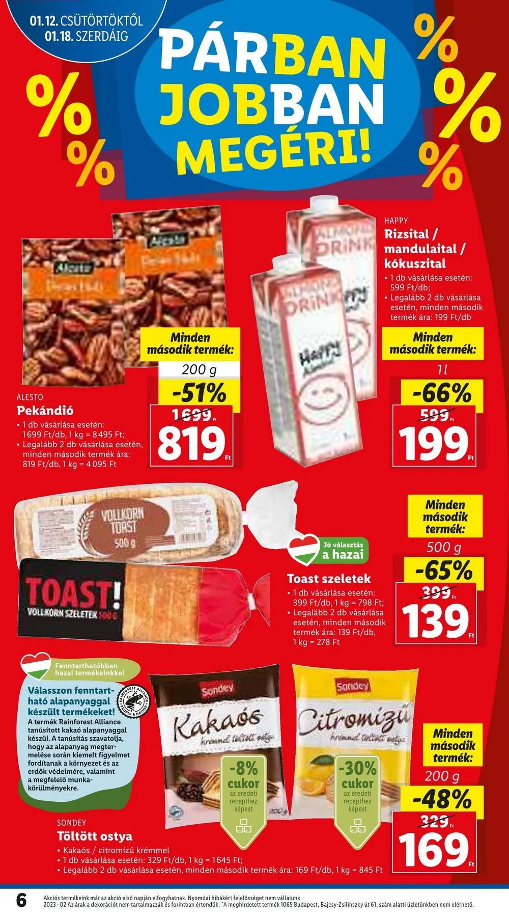 Lidl akciós újság 01.12–01.18 – 6. oldal