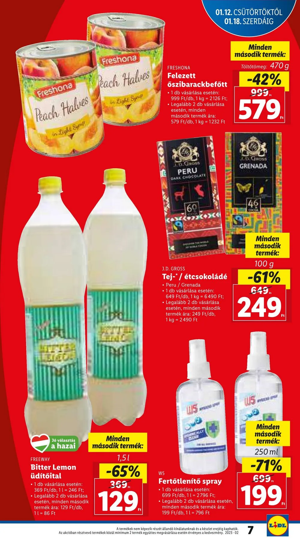 Lidl akciós újság 01.12–01.18 – 7. oldal