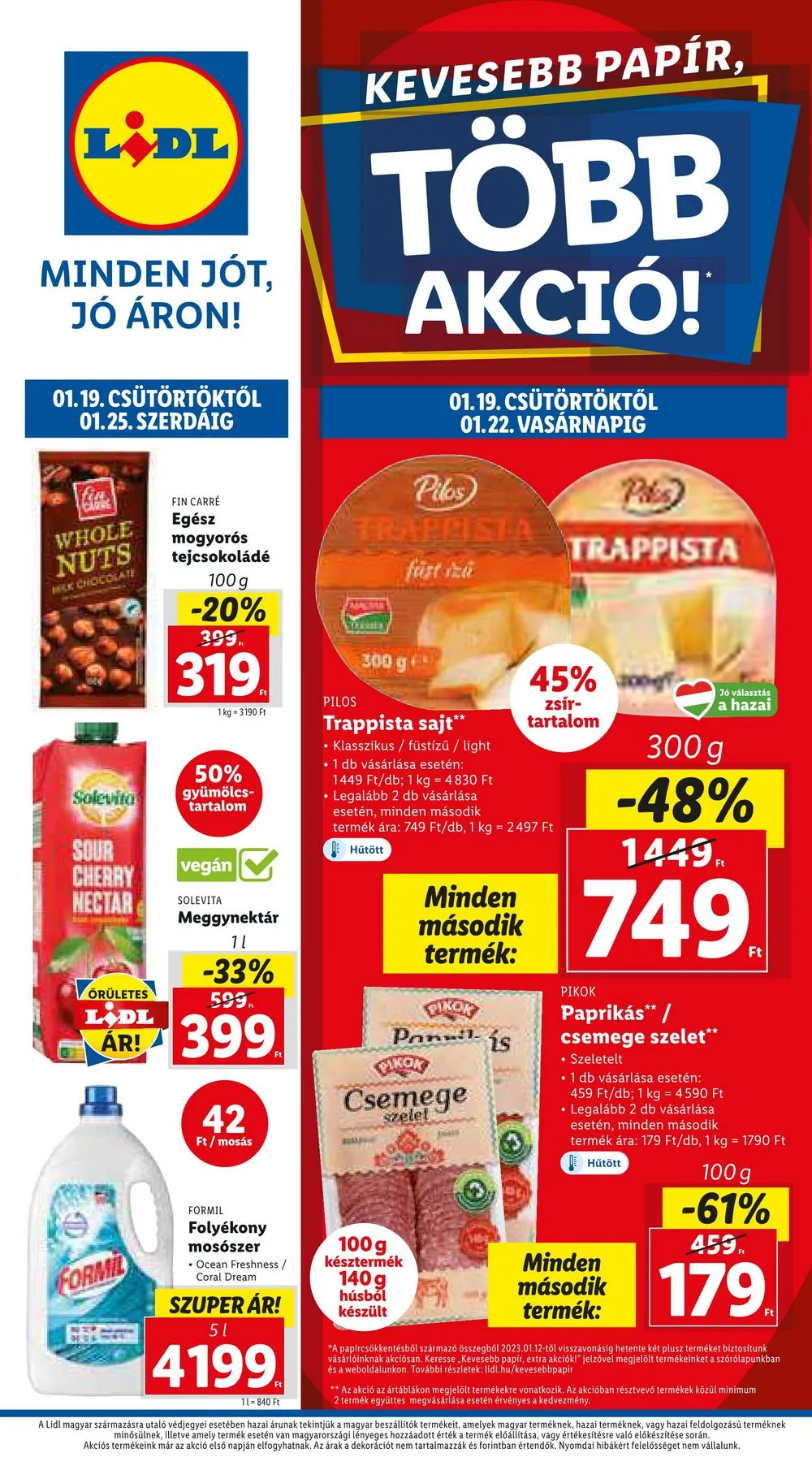 Lidl akciós újság 01.19–01.25