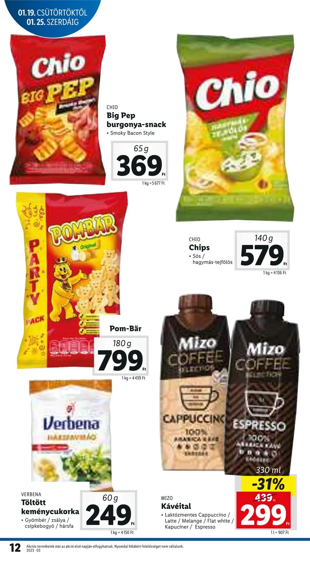 Lidl akciós újság 01.19–01.25 – 12. oldal