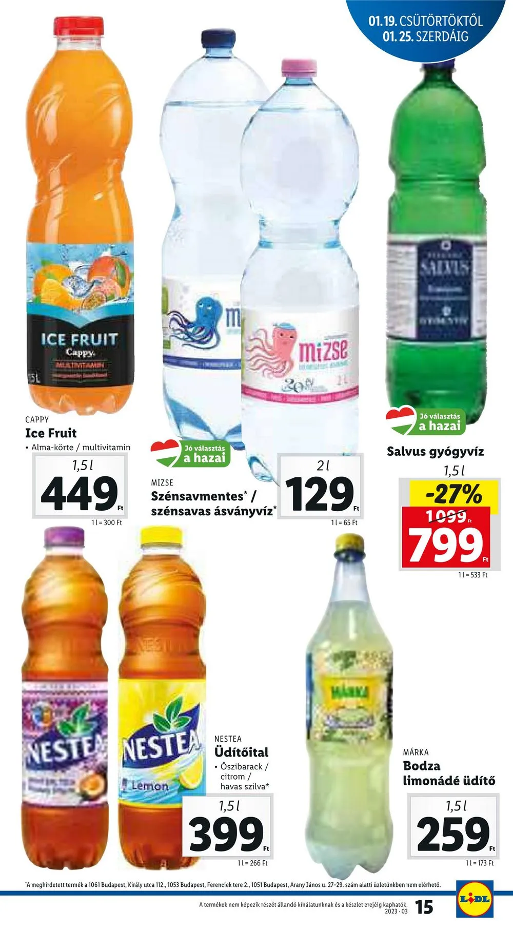 Lidl akciós újság 01.19–01.25 – 15. oldal