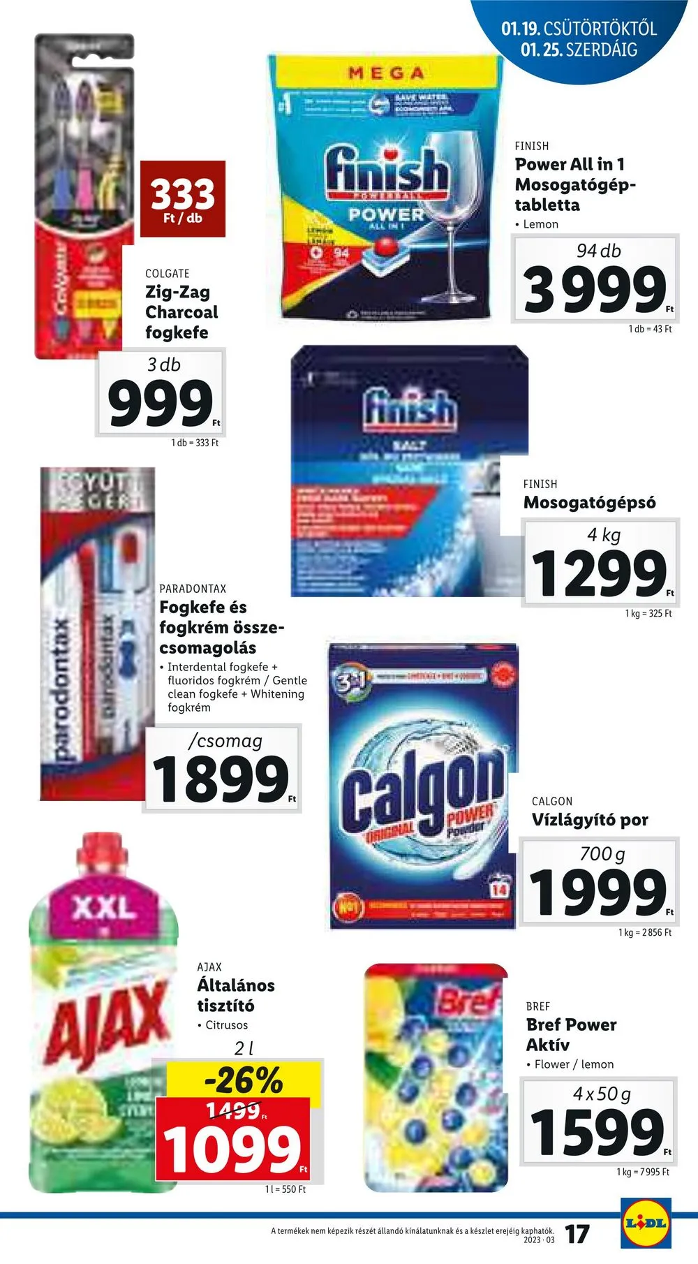 Lidl akciós újság 01.19–01.25 – 17. oldal