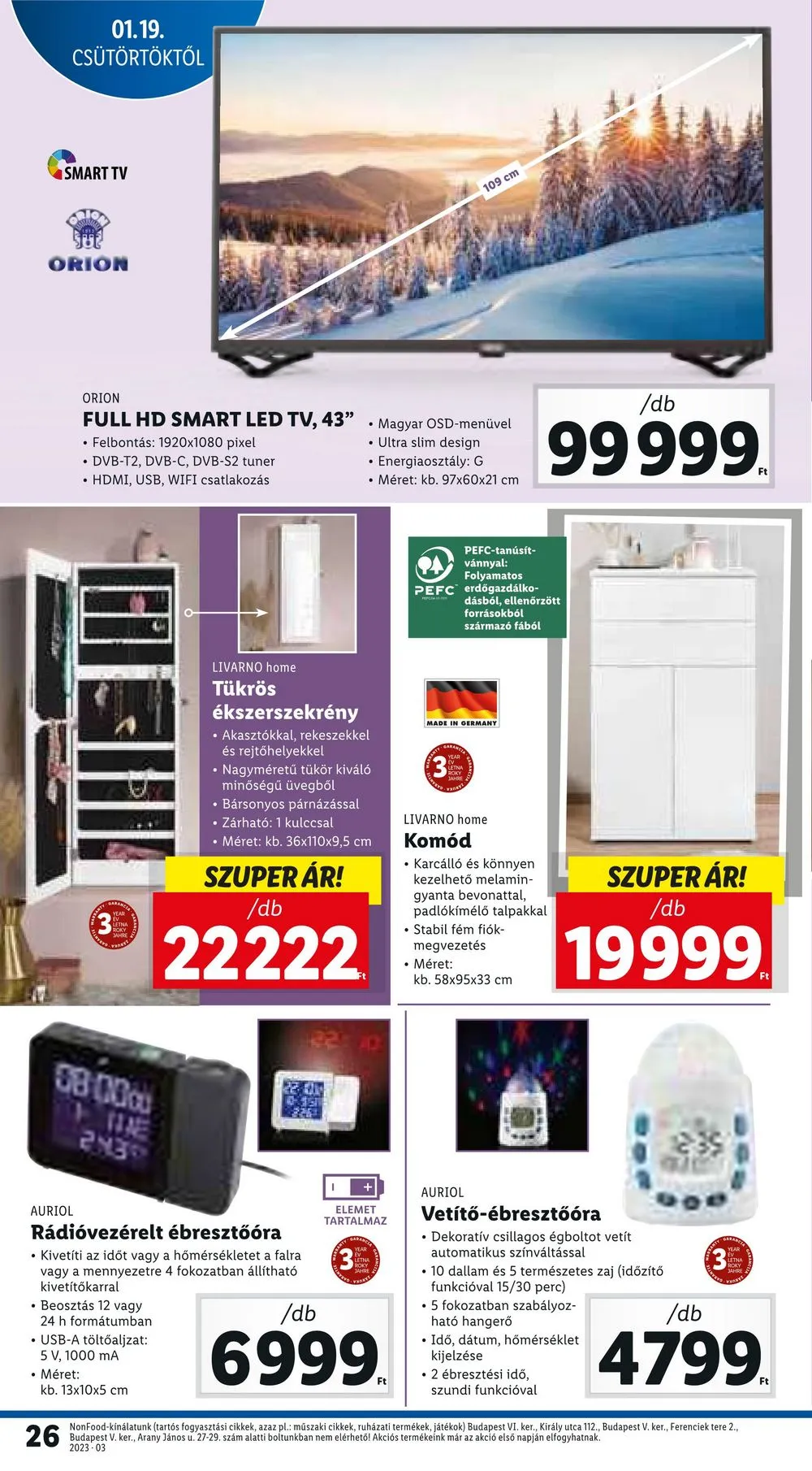 Lidl akciós újság 01.19–01.25 – 26. oldal