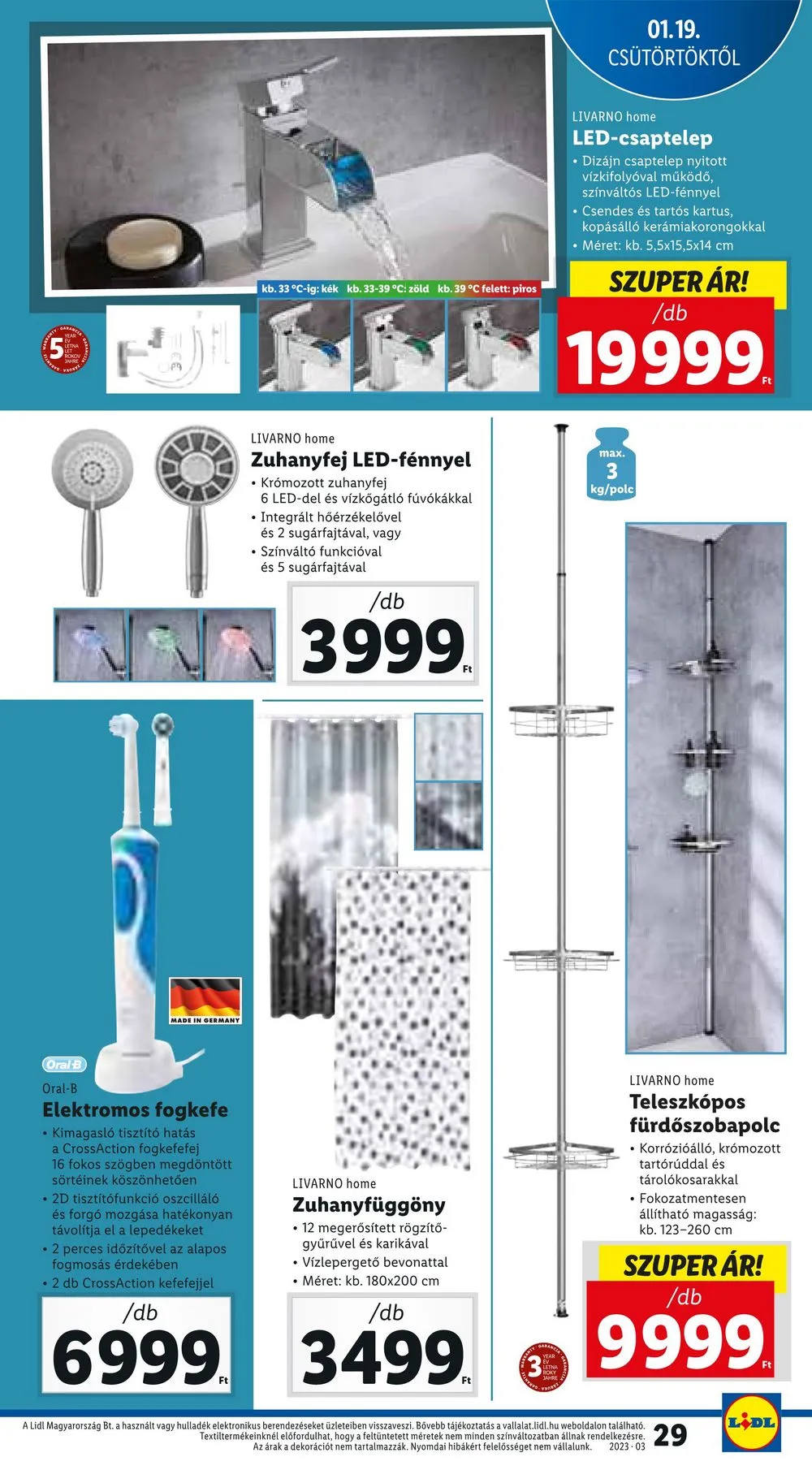 Lidl akciós újság 01.19–01.25 – 29. oldal