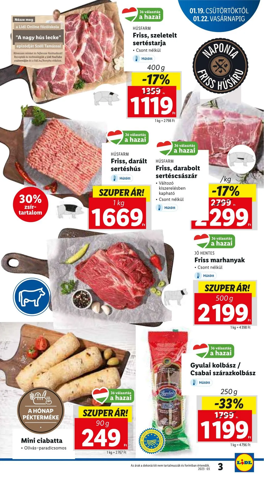 Lidl akciós újság 01.19–01.25 – 3. oldal