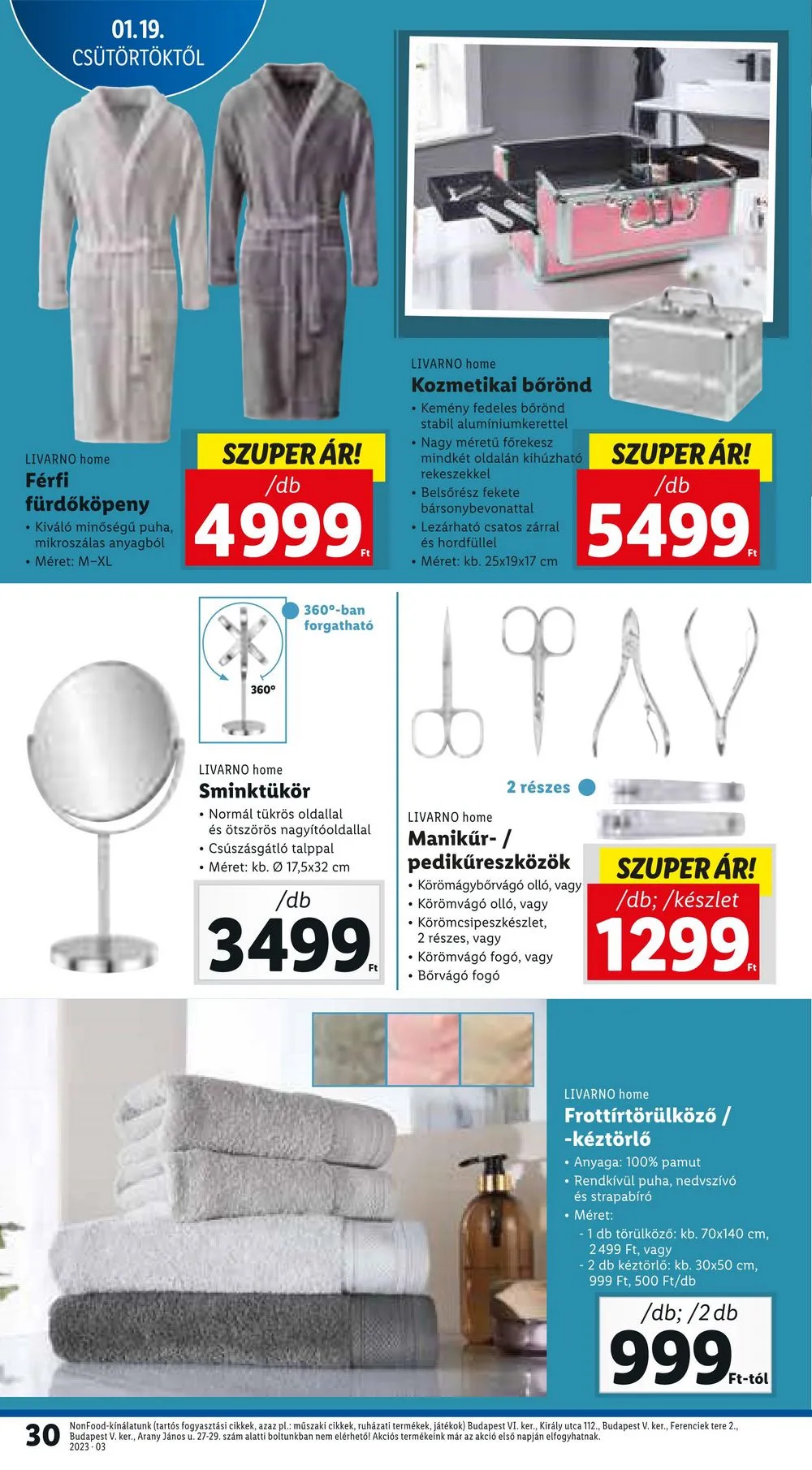 Lidl akciós újság 01.19–01.25 – 30. oldal