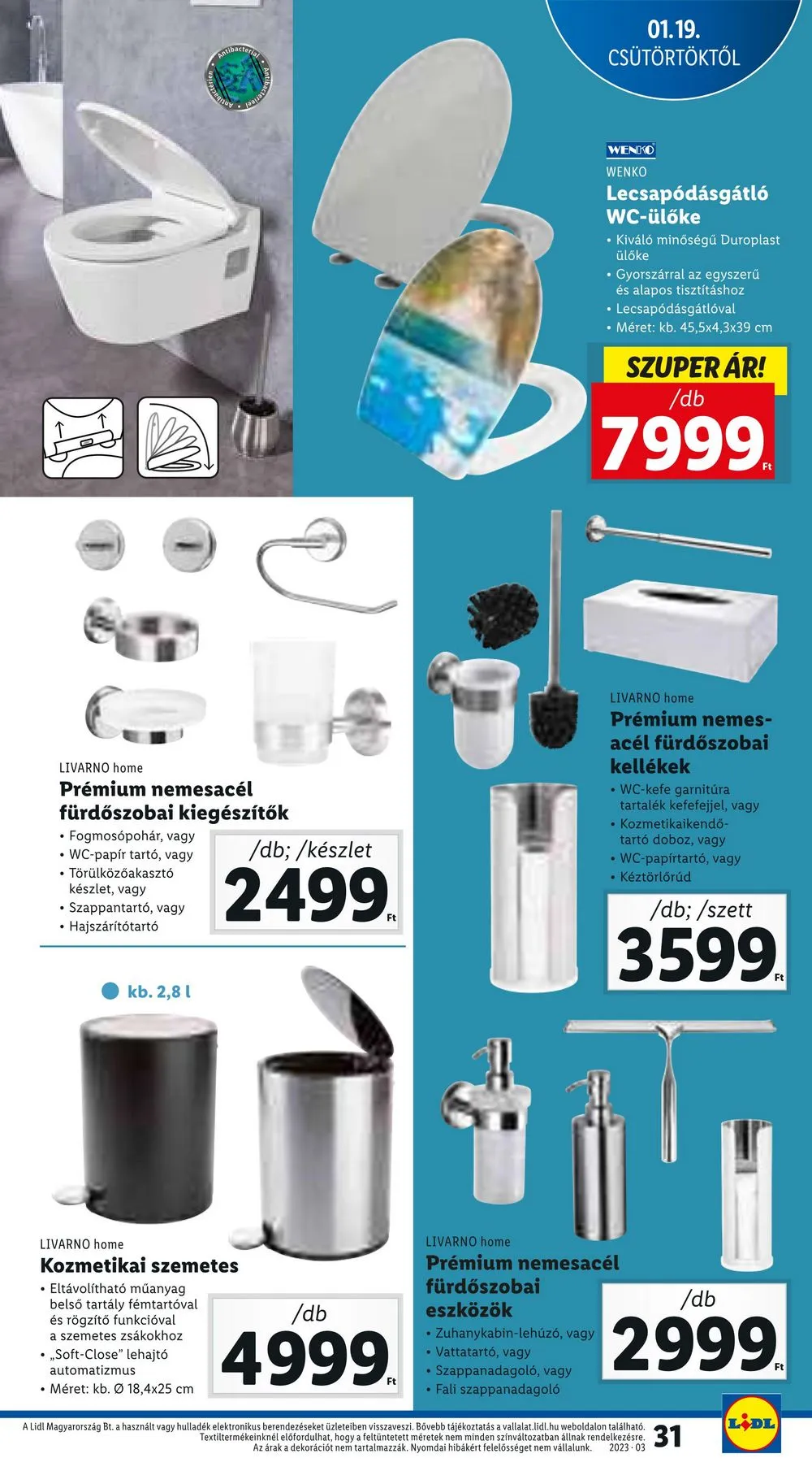 Lidl akciós újság 01.19–01.25 – 31. oldal