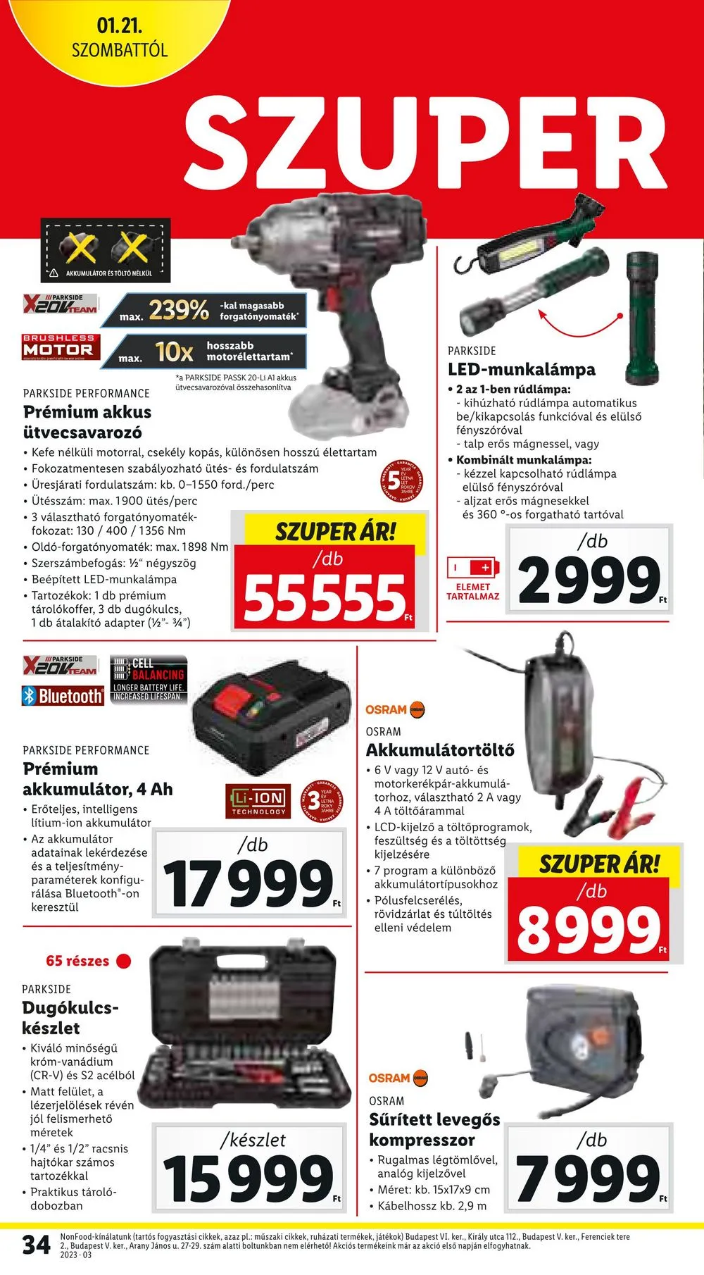 Lidl akciós újság 01.19–01.25 – 36. oldal