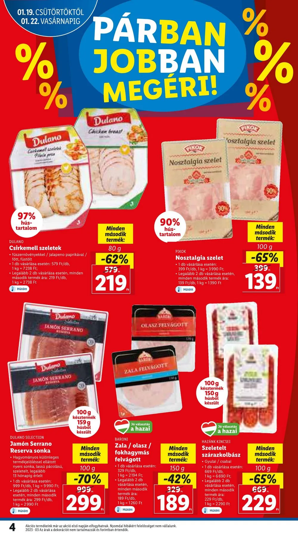 Lidl akciós újság 01.19–01.25 – 4. oldal