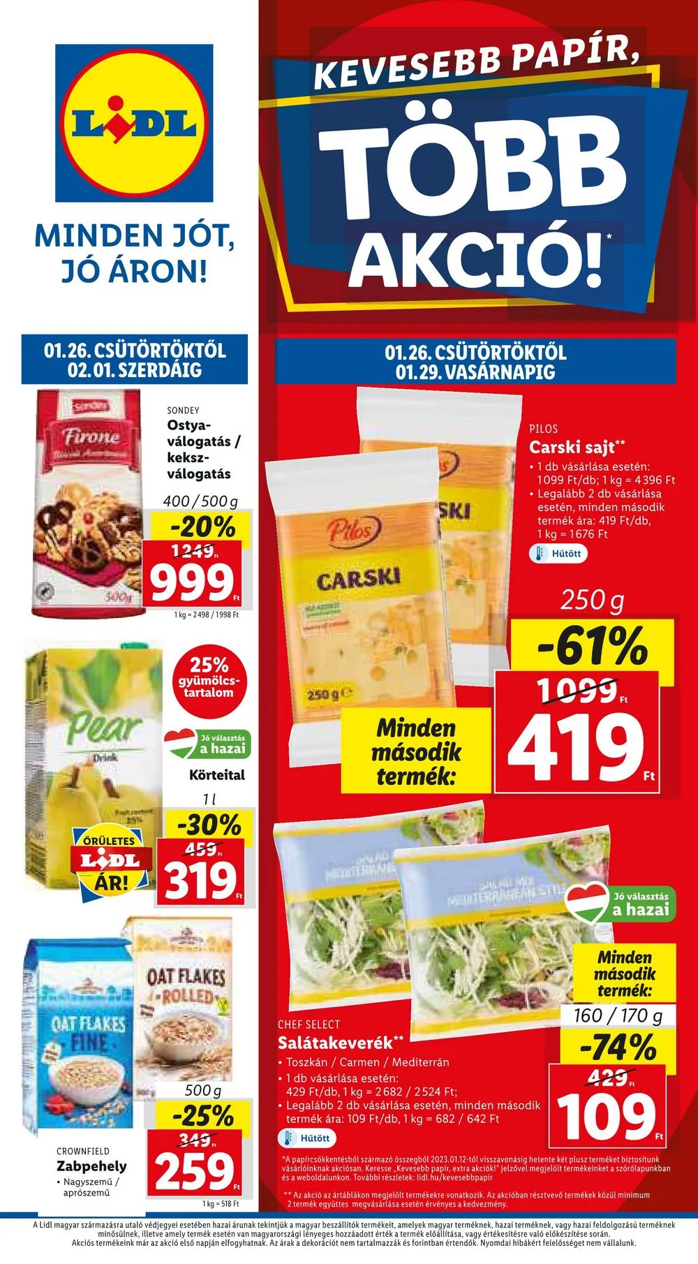 Lidl akciós újság 01.26–02.01