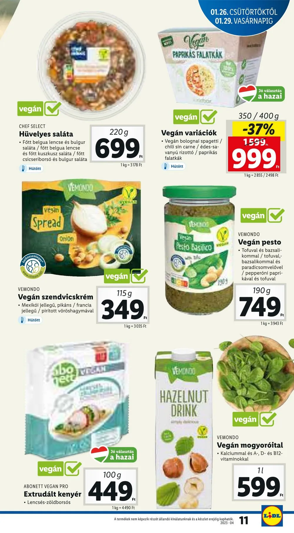 Lidl akciós újság 01.26–02.01 – 11. oldal