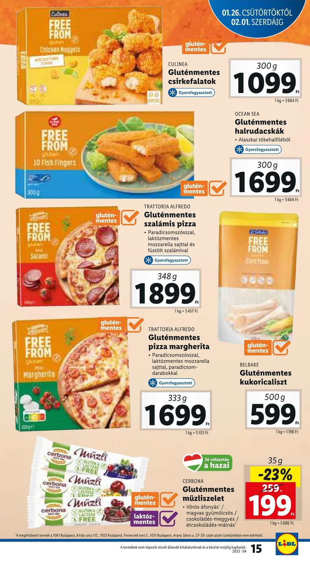 Lidl akciós újság 01.26–02.01 – 15. oldal
