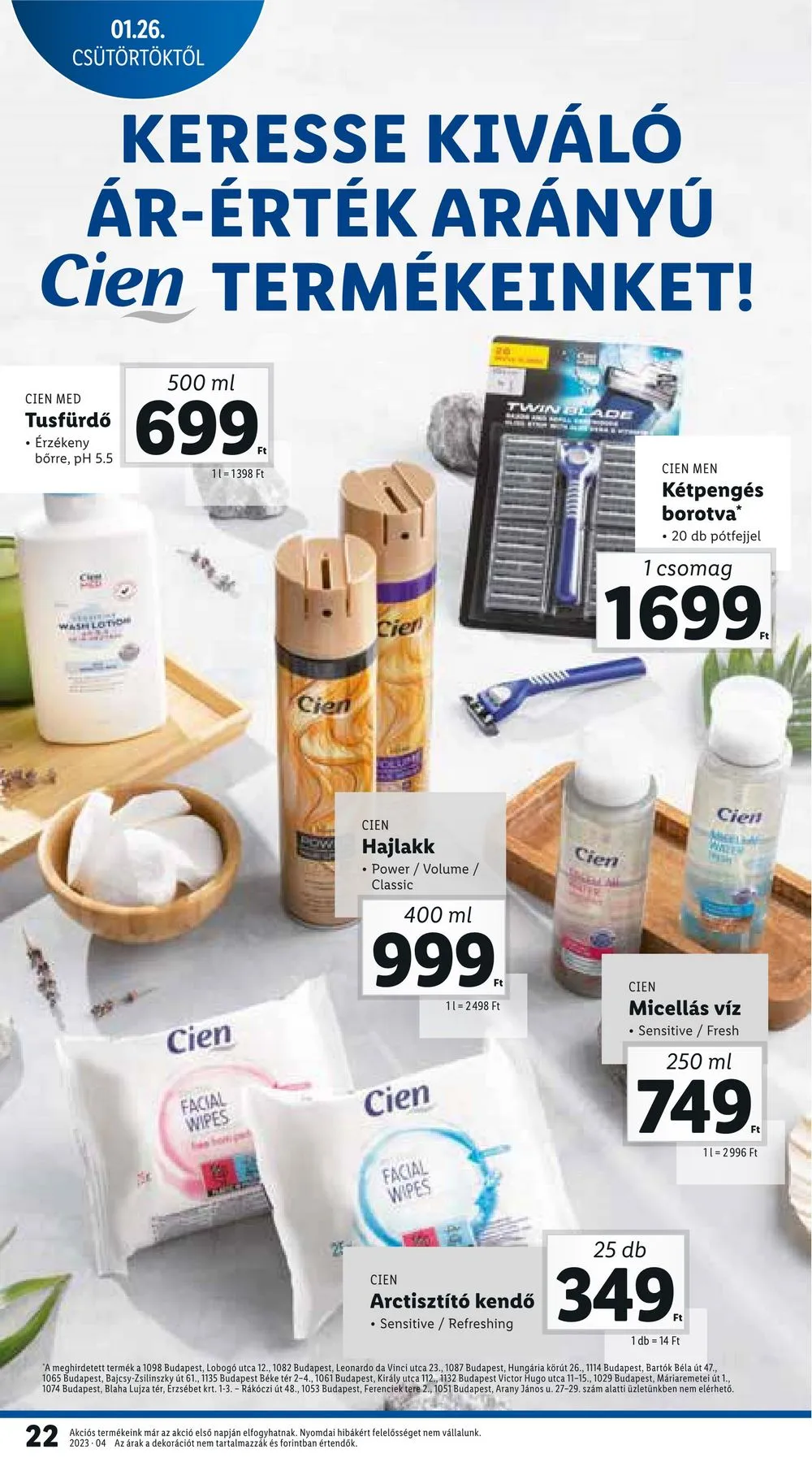 Lidl akciós újság 01.26–02.01 – 22. oldal