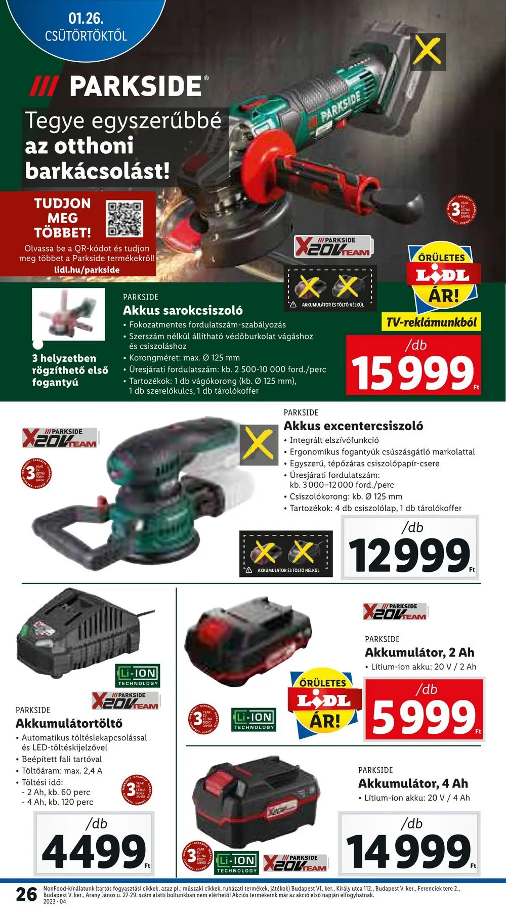 Lidl akciós újság 01.26–02.01 – 26. oldal