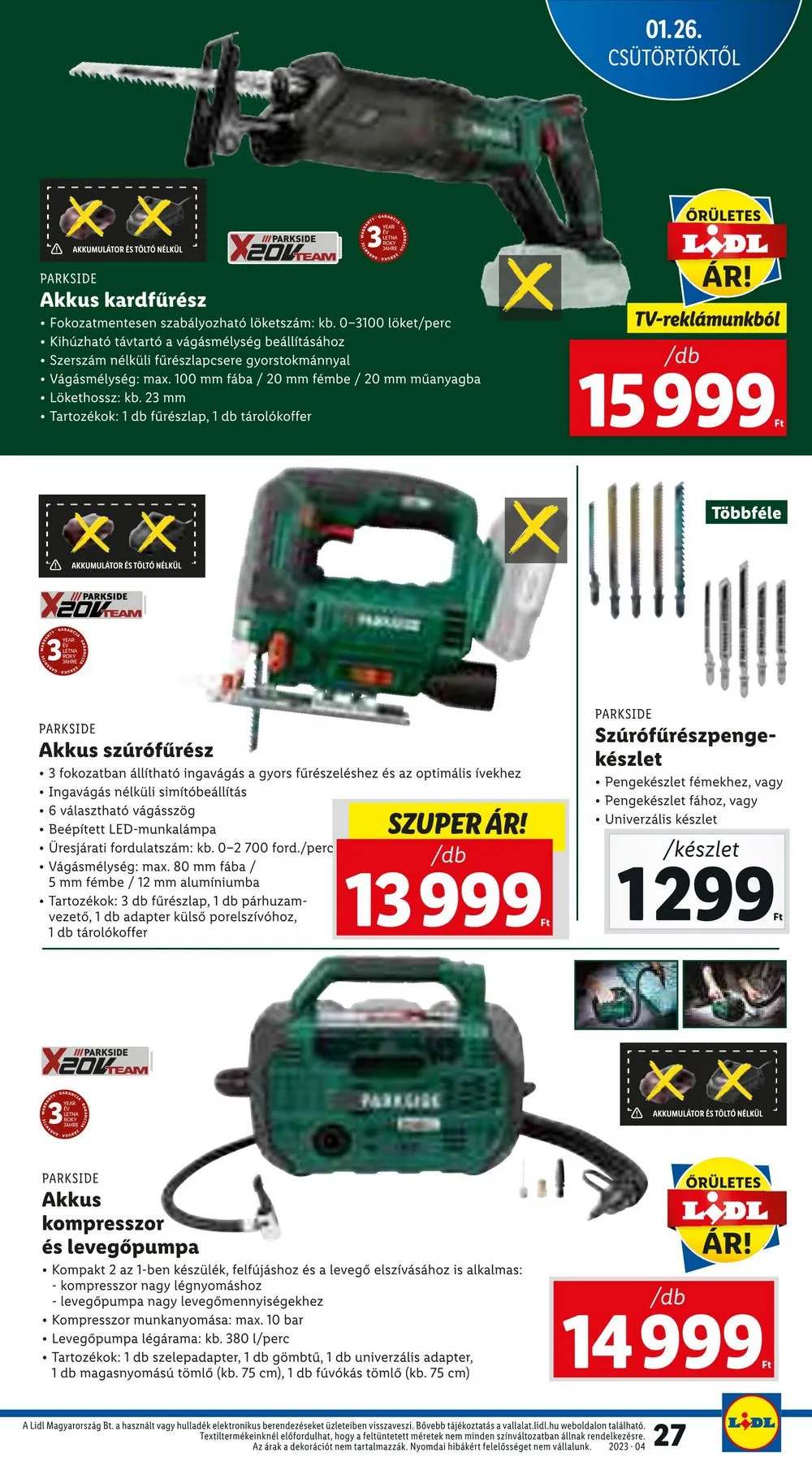 Lidl akciós újság 01.26–02.01 – 27. oldal