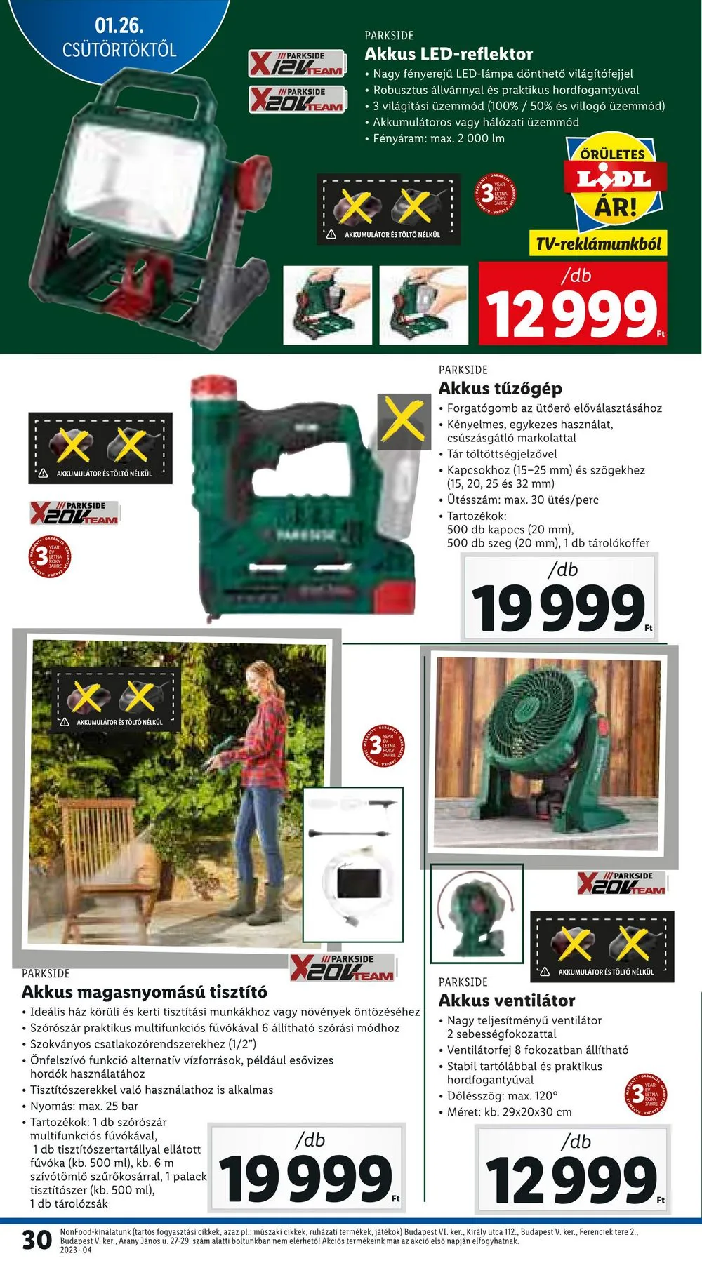 Lidl akciós újság 01.26–02.01 – 30. oldal