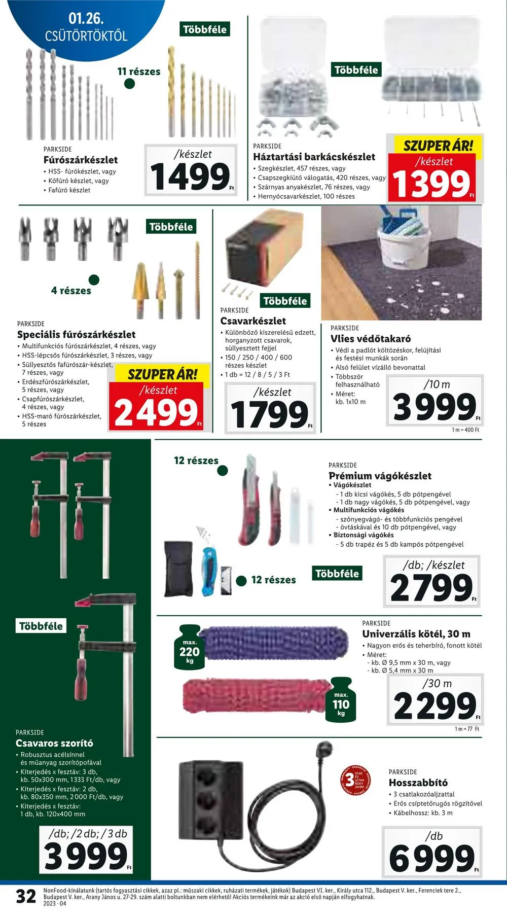 Lidl akciós újság 01.26–02.01 – 32. oldal