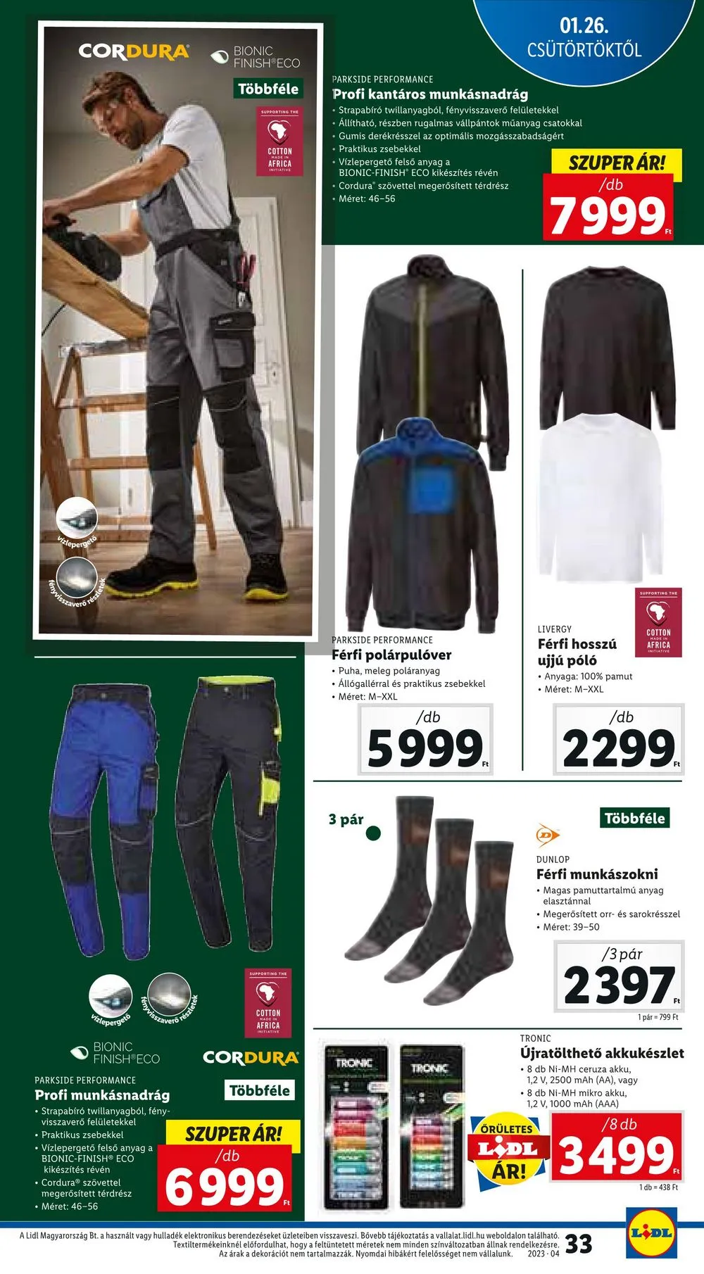 Lidl akciós újság 01.26–02.01 – 33. oldal