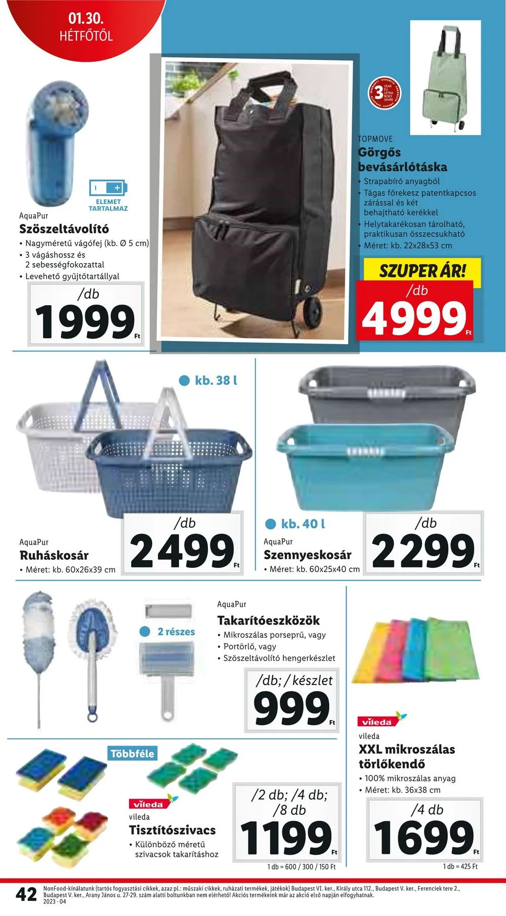 Lidl akciós újság 01.26–02.01 – 42. oldal