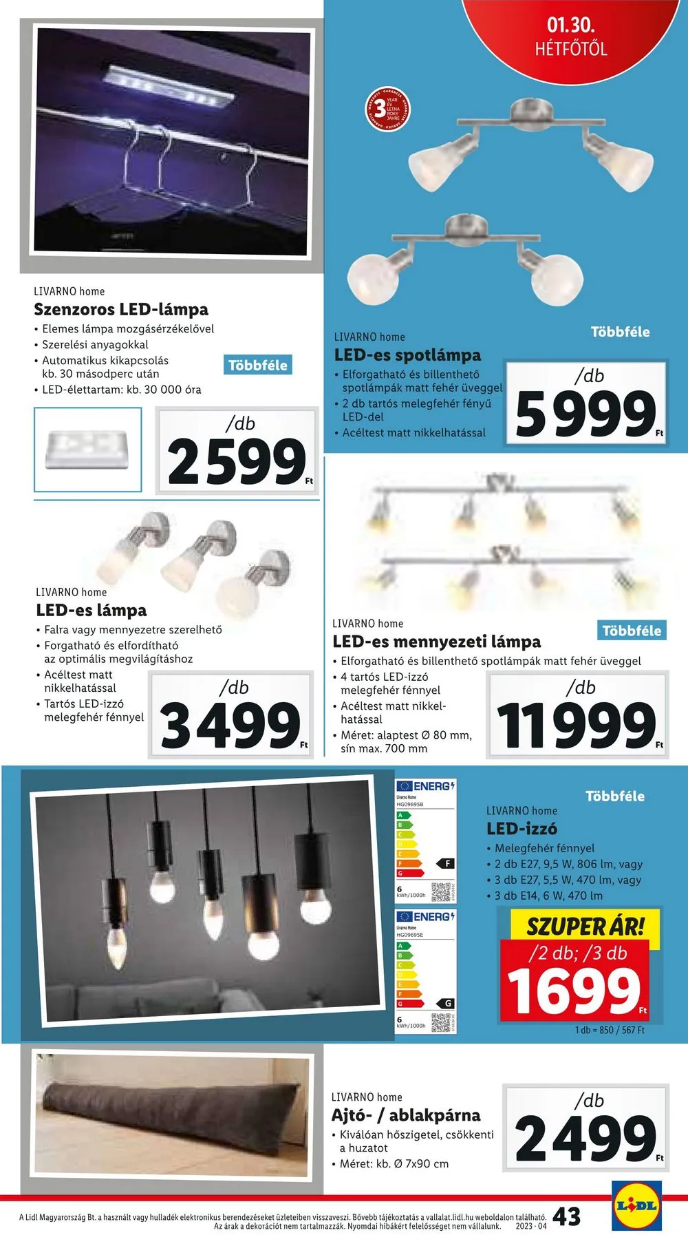Lidl akciós újság 01.26–02.01 – 43. oldal