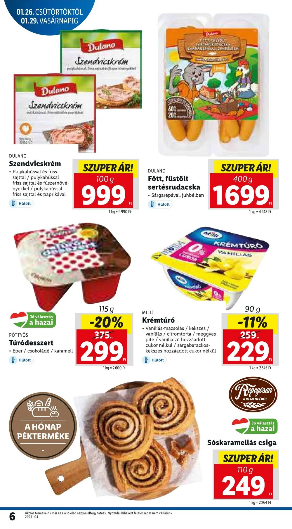 Lidl akciós újság 01.26–02.01 – 6. oldal