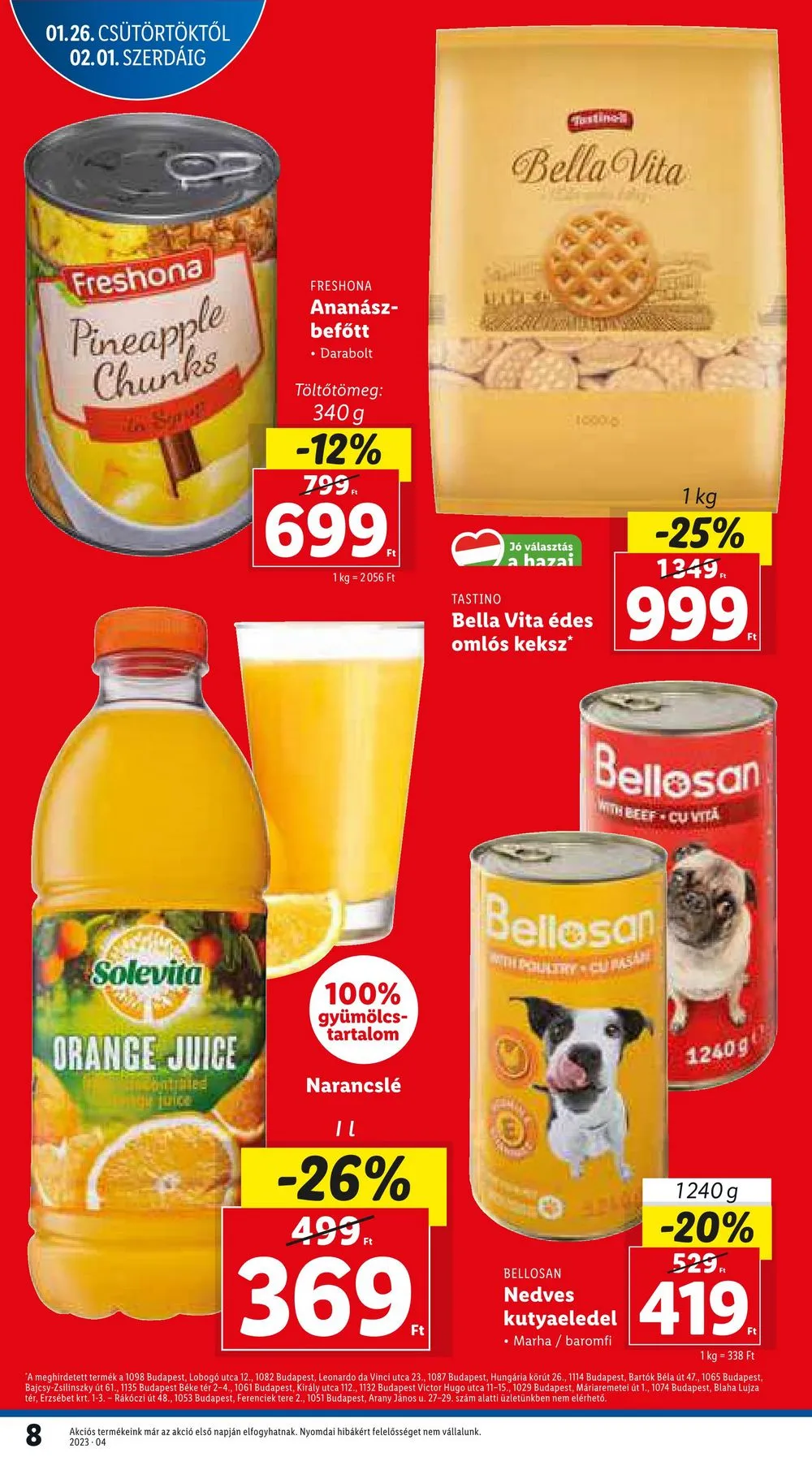 Lidl akciós újság 01.26–02.01 – 8. oldal