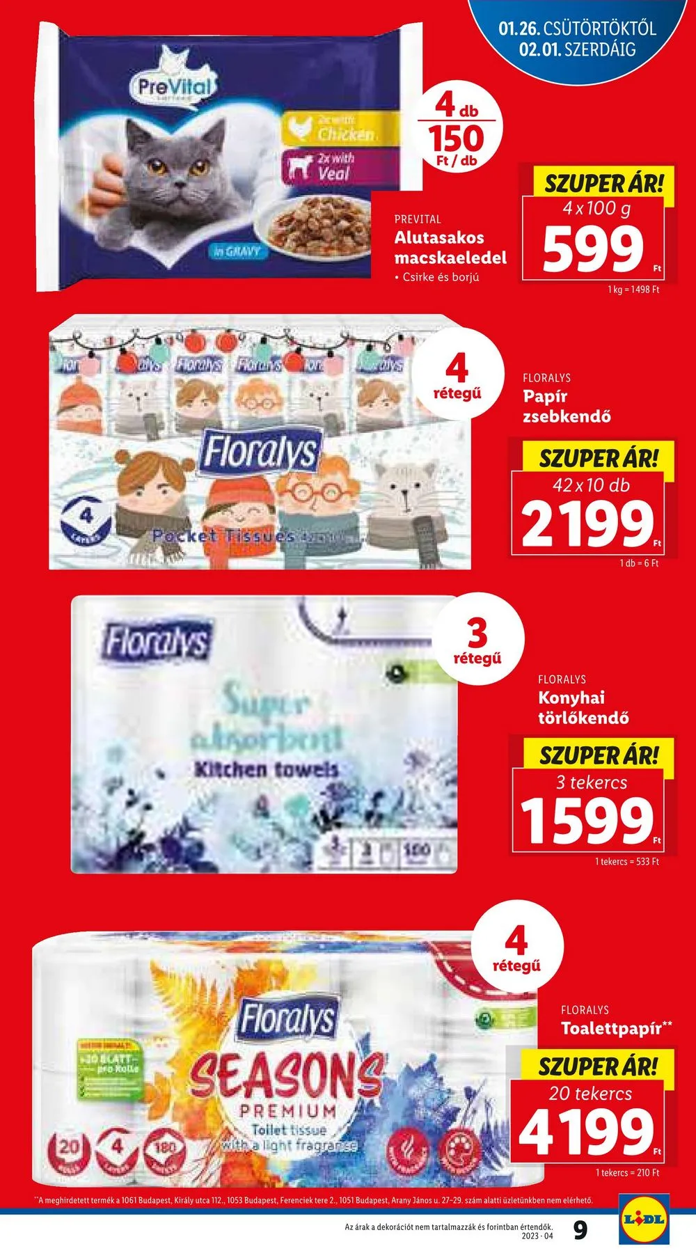 Lidl akciós újság 01.26–02.01 – 9. oldal