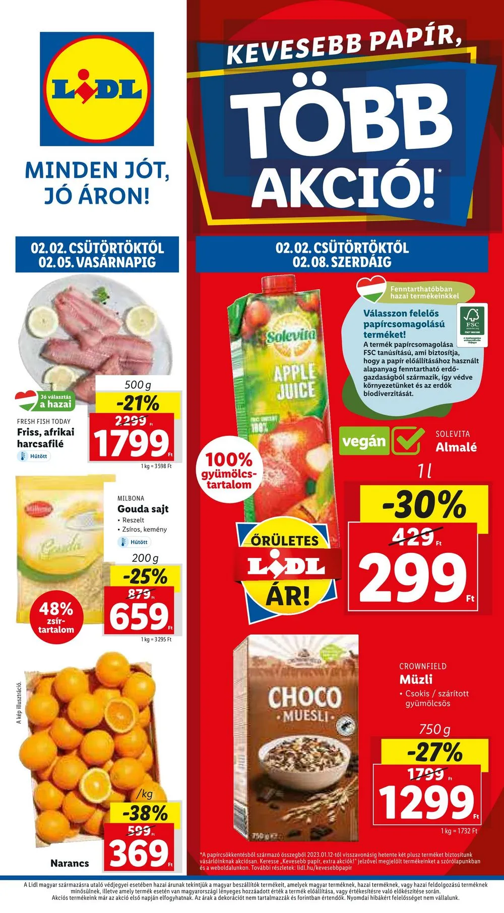 Lidl akciós újság 02.02–02.08