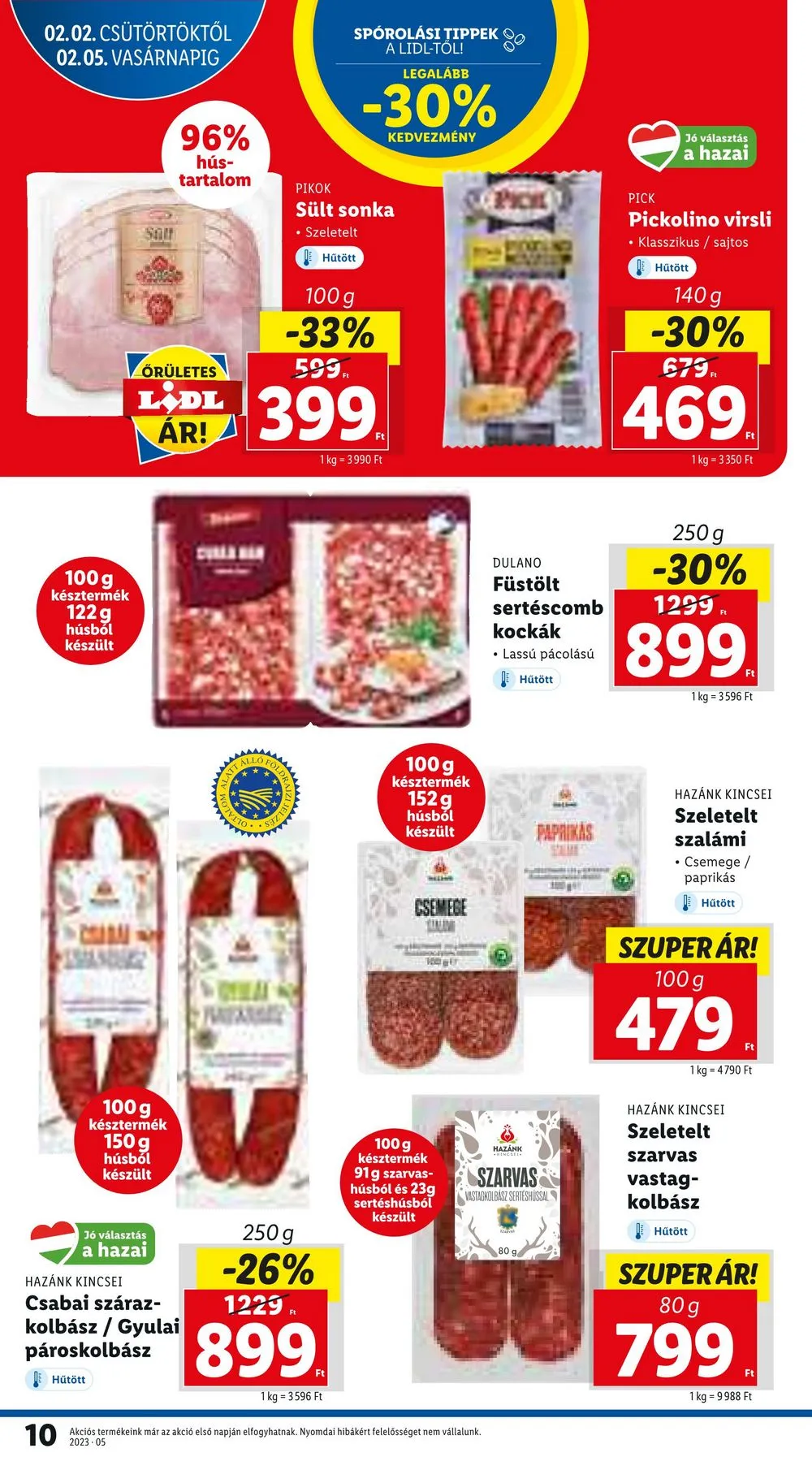 Lidl akciós újság 02.02–02.08 – 10. oldal