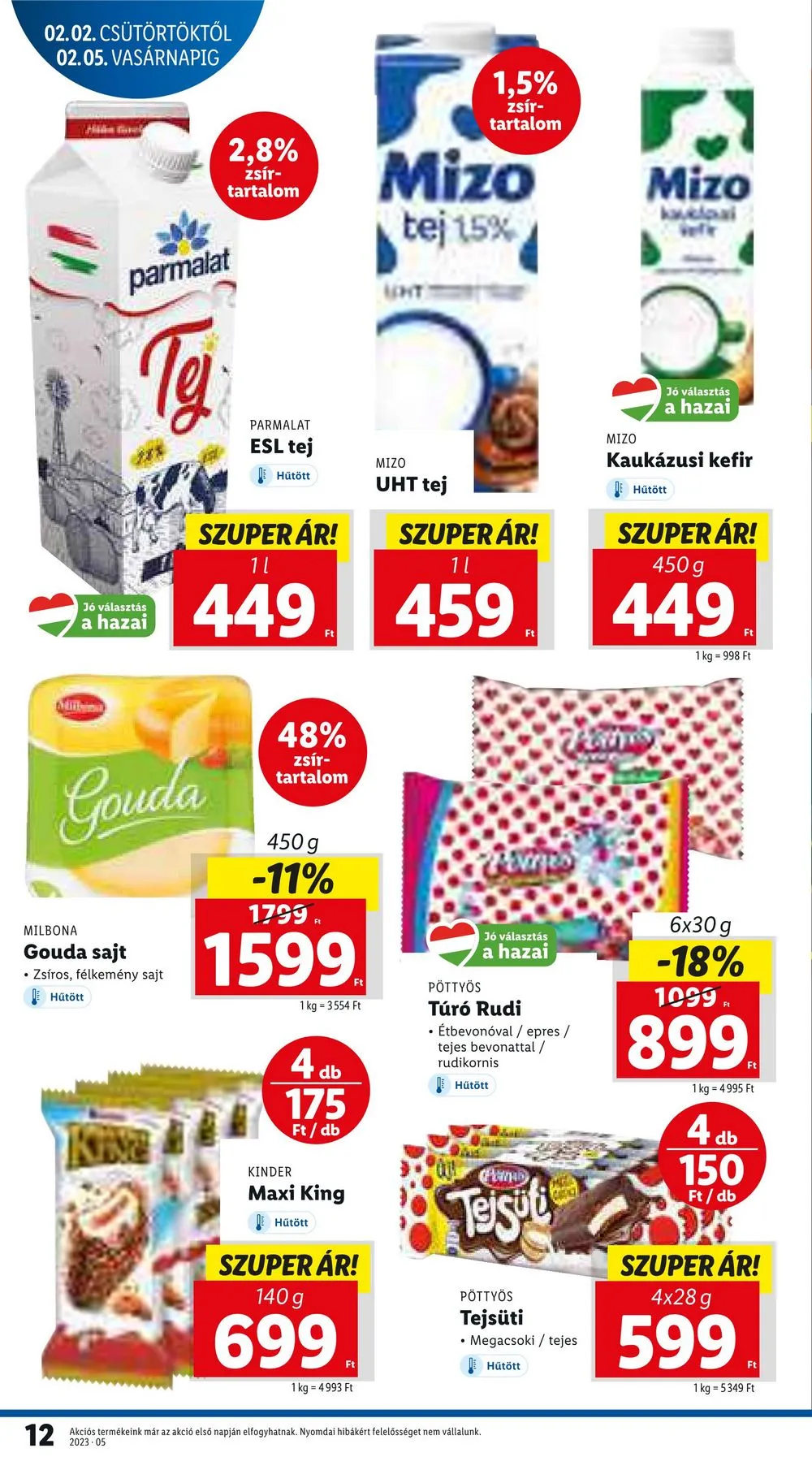 Lidl akciós újság 02.02–02.08 – 12. oldal