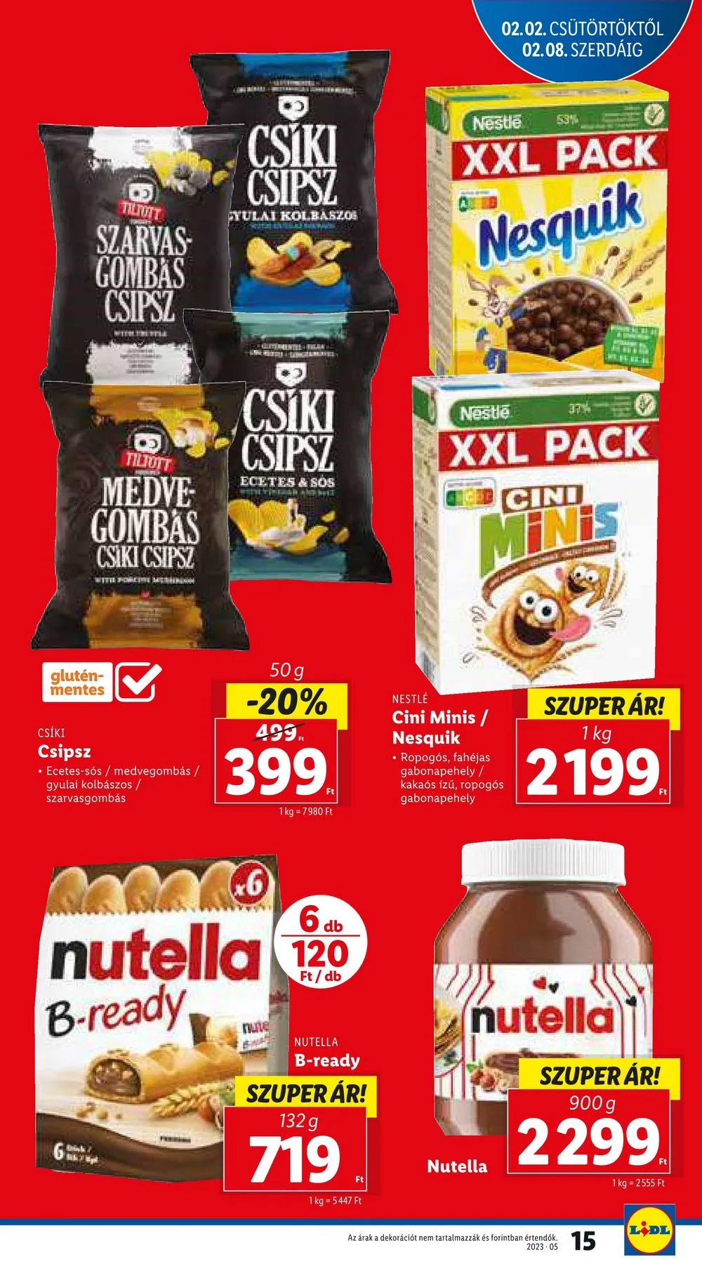 Lidl akciós újság 02.02–02.08 – 15. oldal