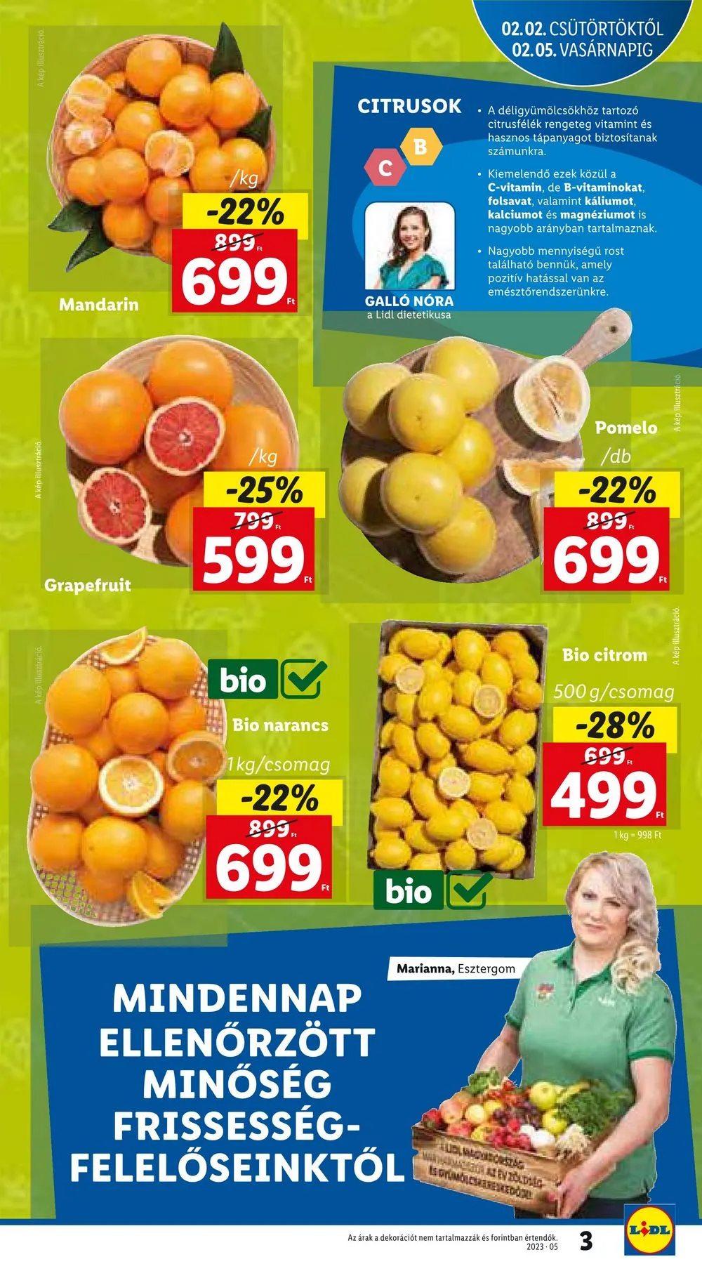 Lidl akciós újság 02.02–02.08 – 3. oldal