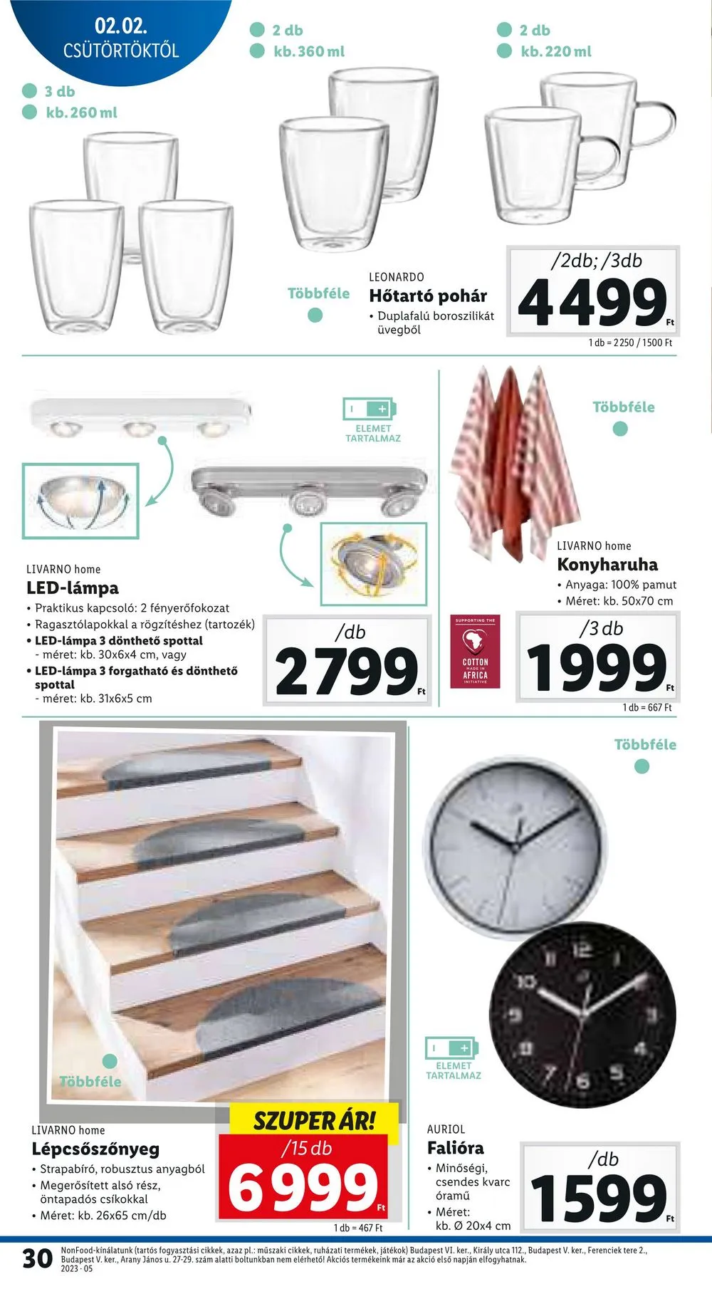 Lidl akciós újság 02.02–02.08 – 30. oldal