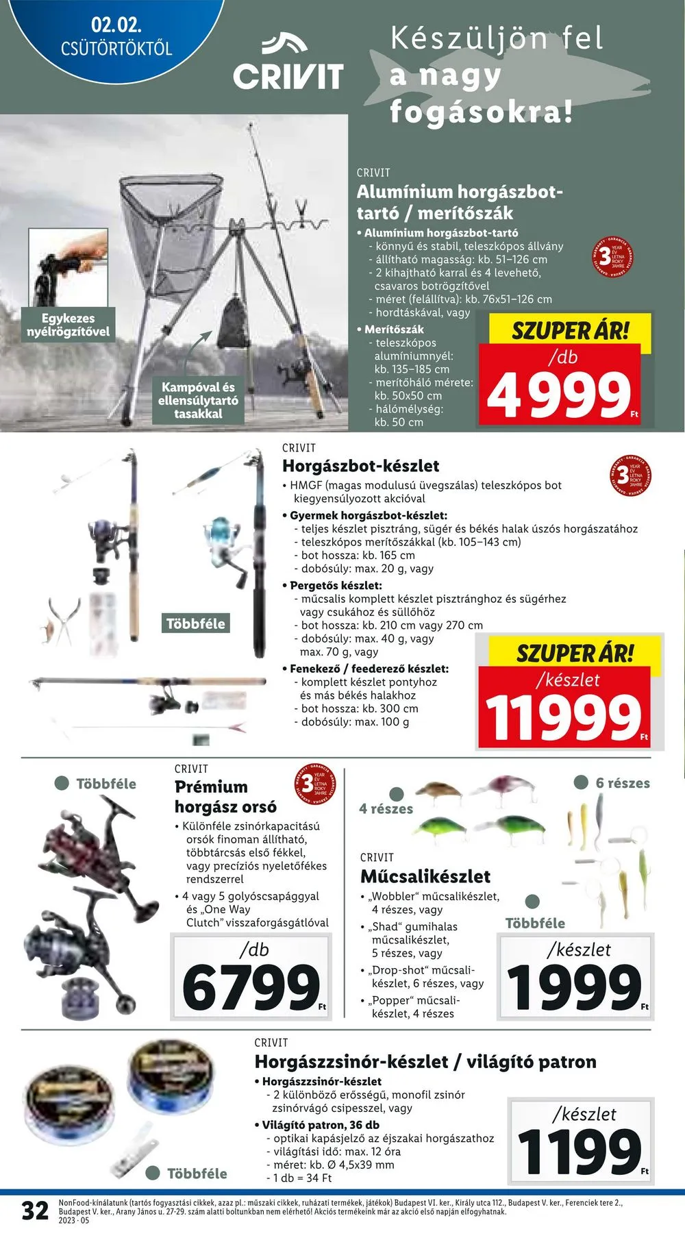 Lidl akciós újság 02.02–02.08 – 32. oldal