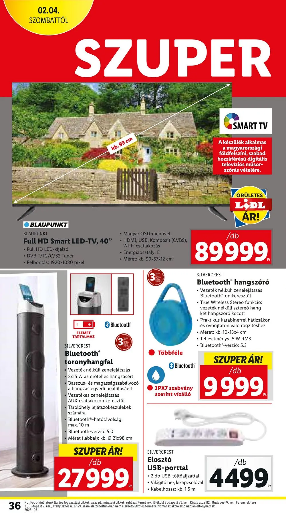 Lidl akciós újság 02.02–02.08 – 36. oldal