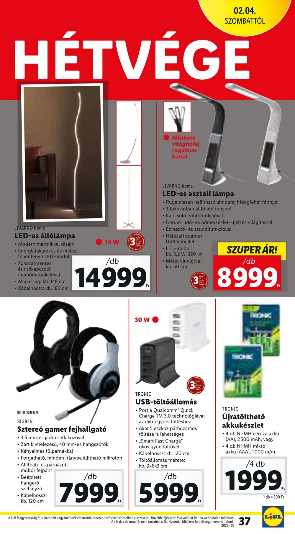 Lidl akciós újság 02.02–02.08 – 37. oldal