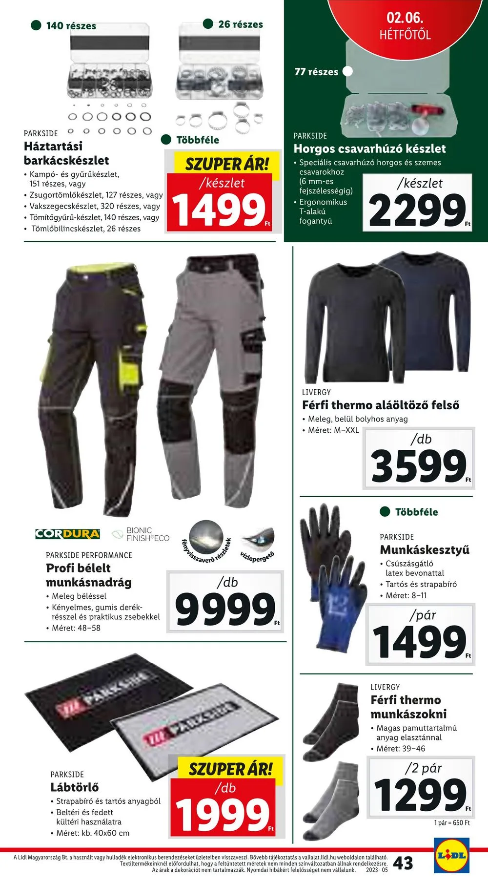 Lidl akciós újság 02.02–02.08 – 43. oldal