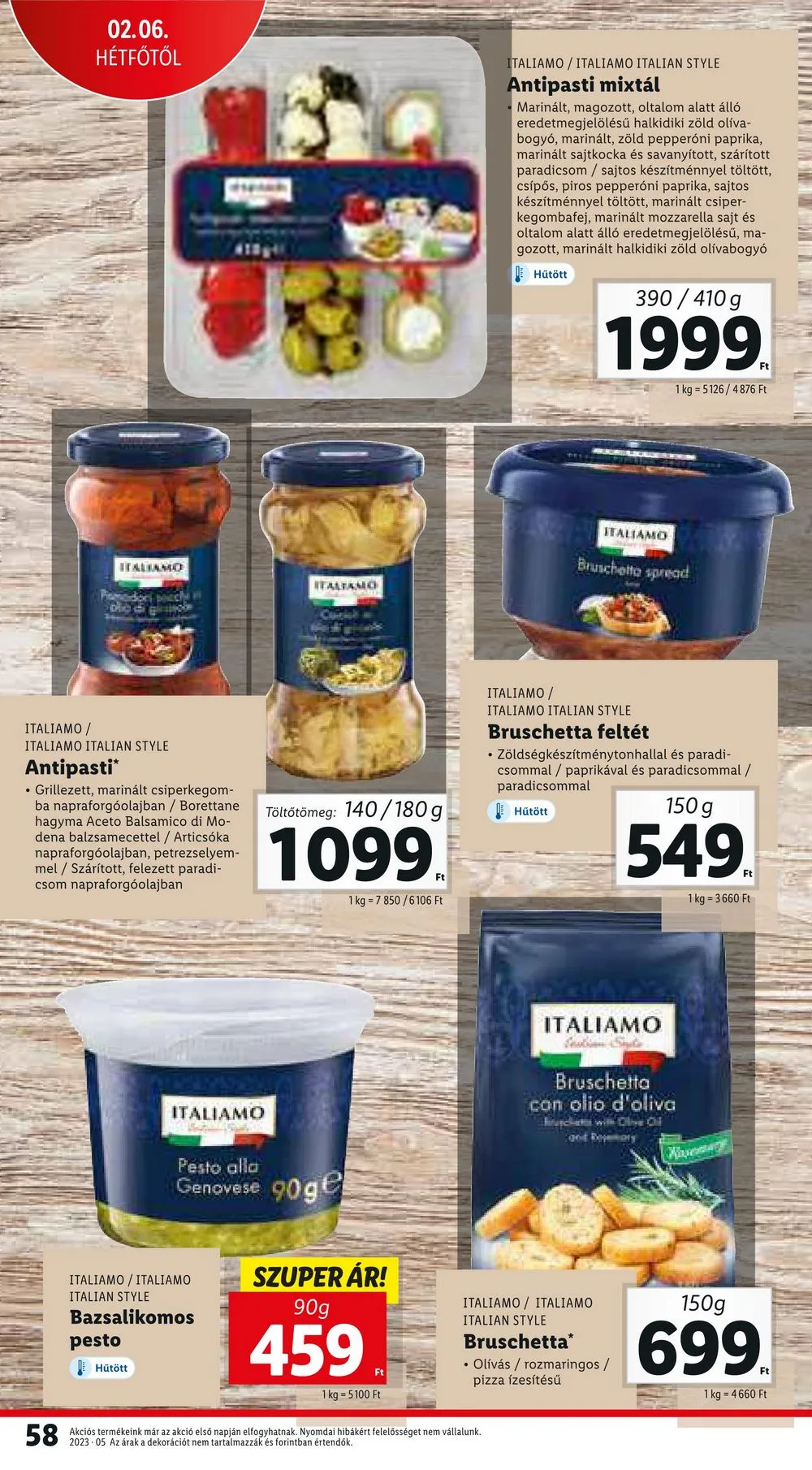 Lidl akciós újság 02.02–02.08 – 58. oldal