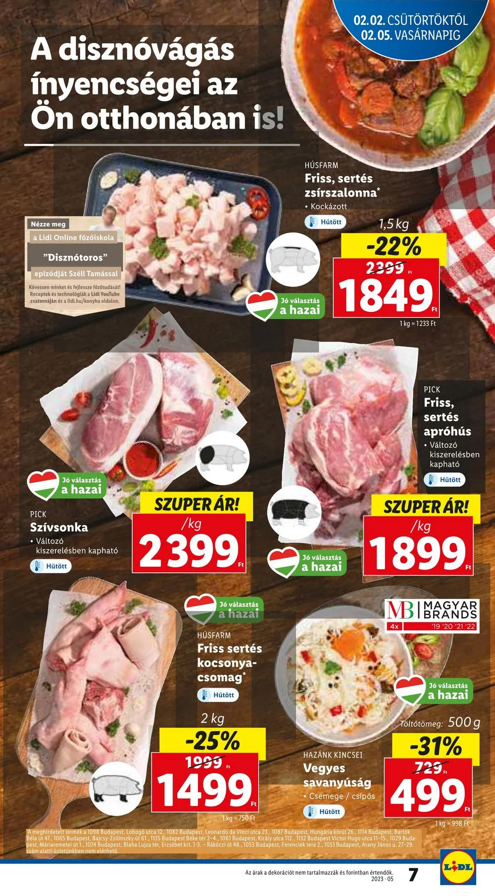 Lidl akciós újság 02.02–02.08 – 7. oldal