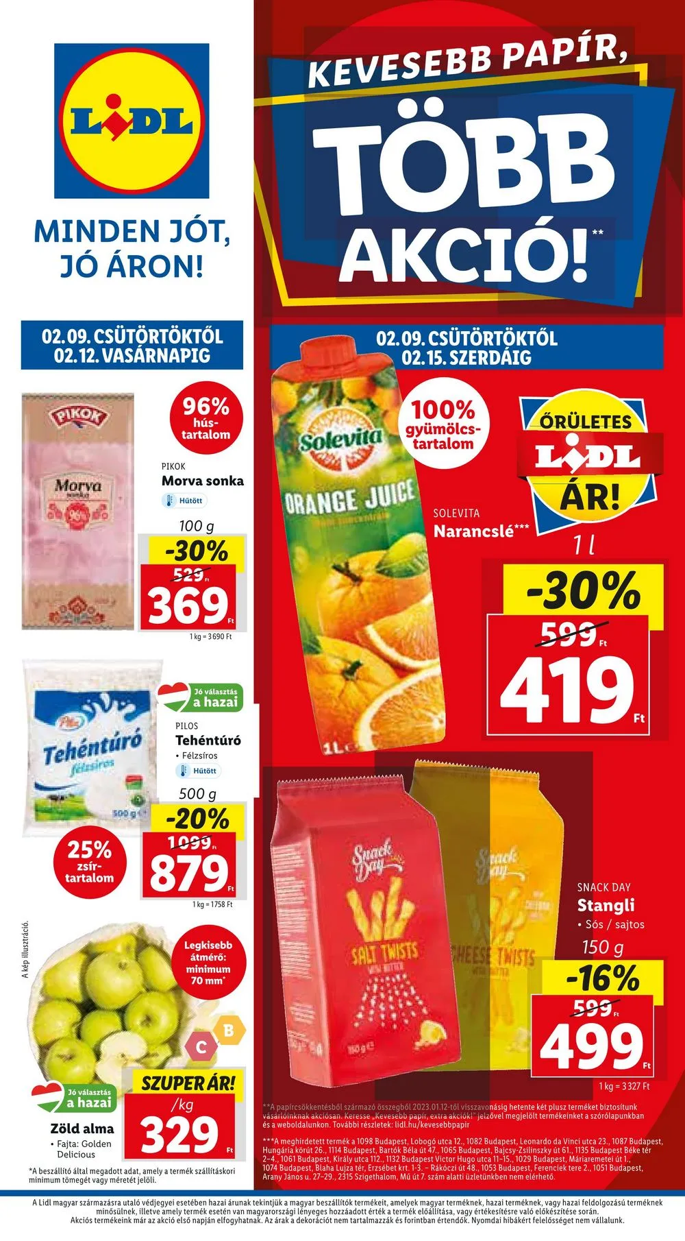 Lidl akciós újság 02.09–02.15