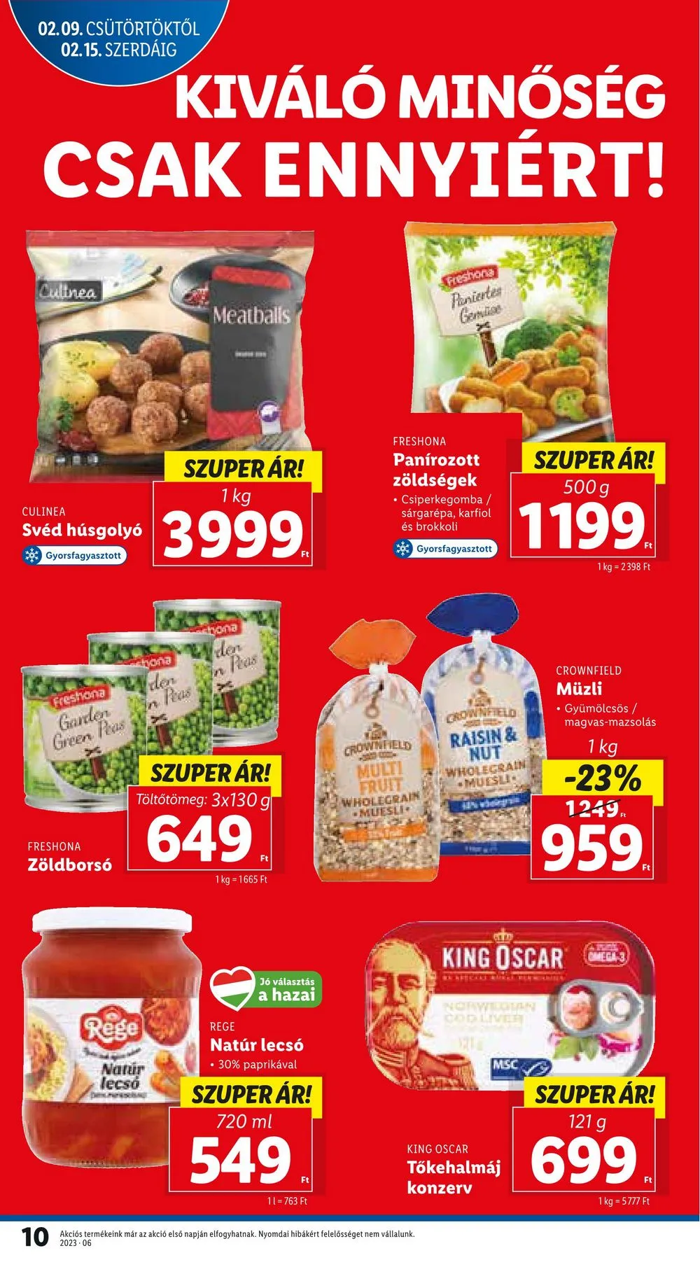 Lidl akciós újság 02.09–02.15 – 10. oldal