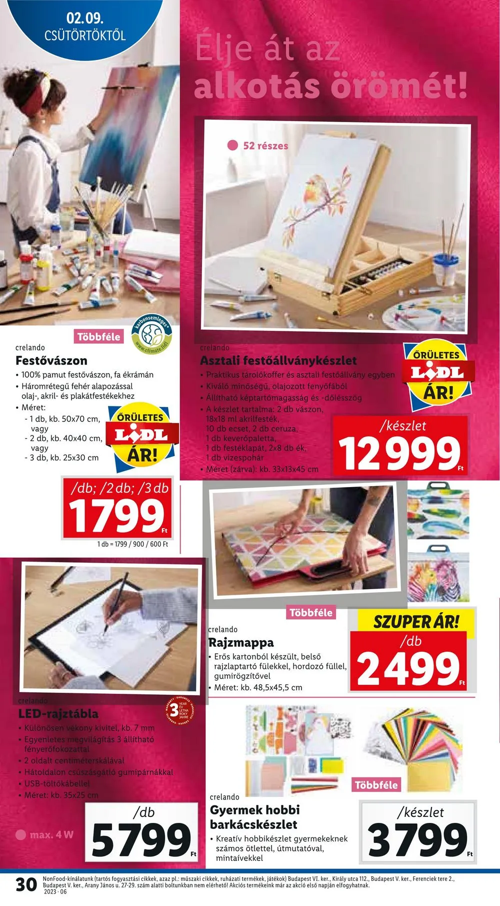 Lidl akciós újság 02.09–02.15 – 30. oldal