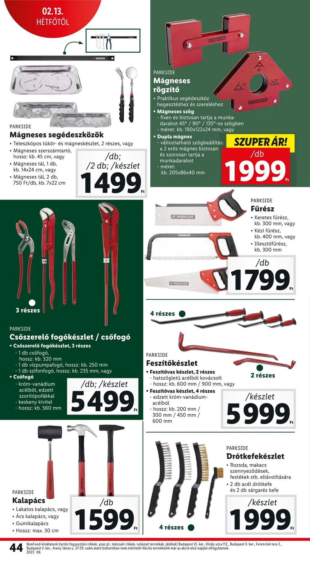 Lidl akciós újság 02.09–02.15 – 44. oldal