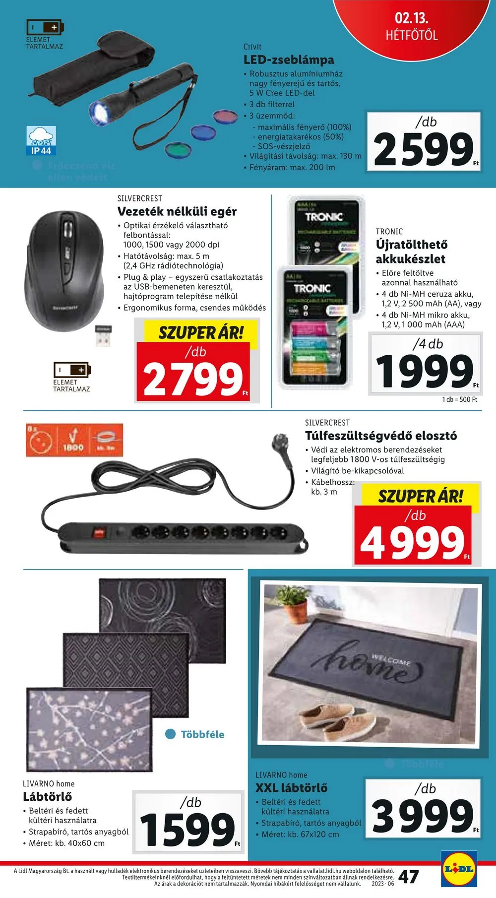 Lidl akciós újság 02.09–02.15 – 47. oldal