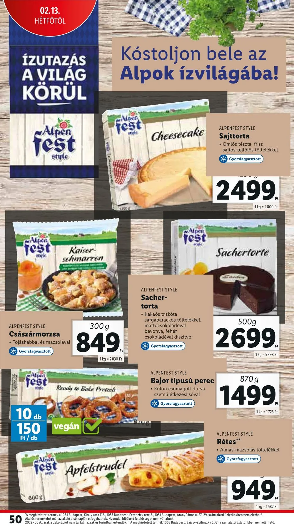 Lidl akciós újság 02.09–02.15 – 50. oldal