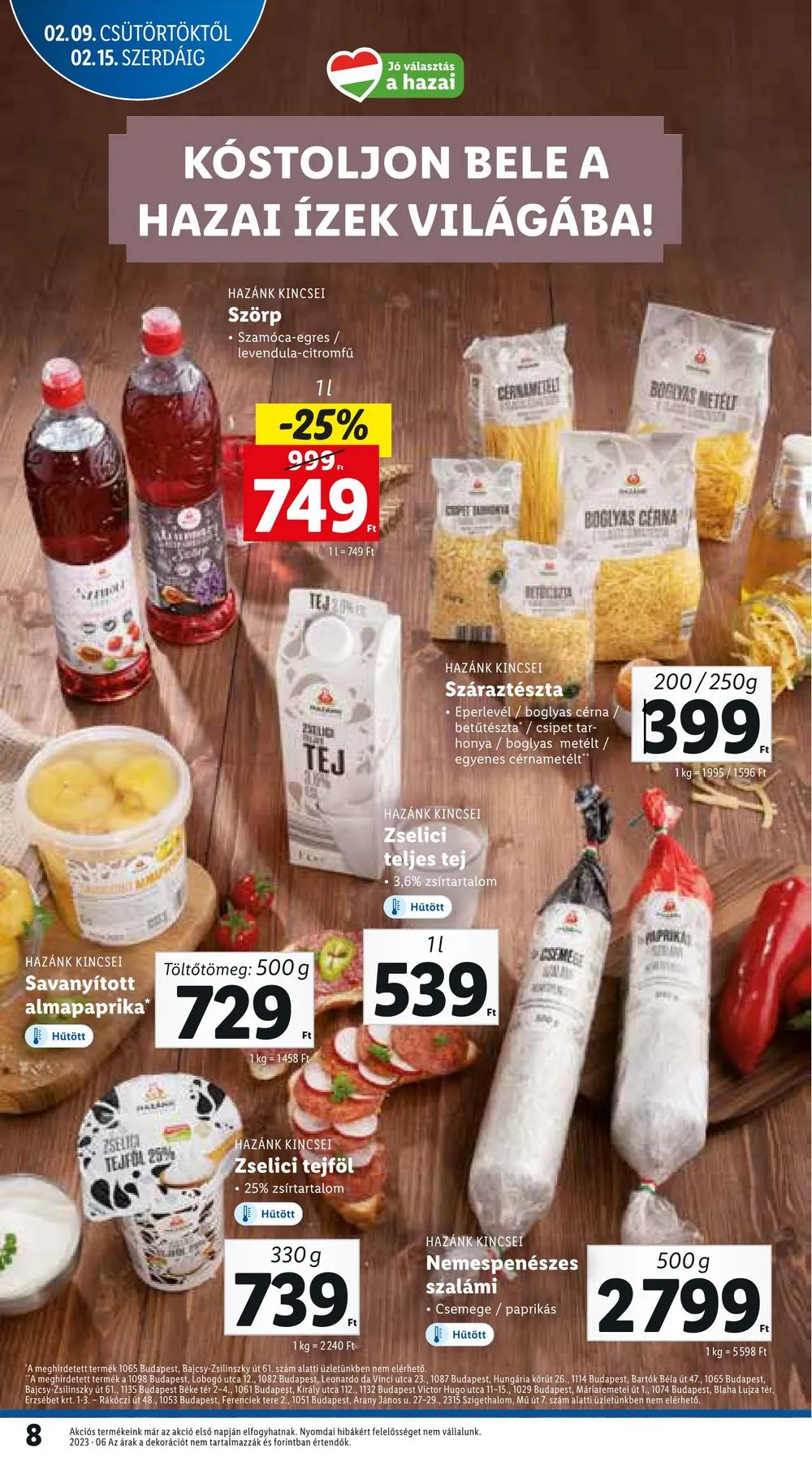 Lidl akciós újság 02.09–02.15 – 8. oldal