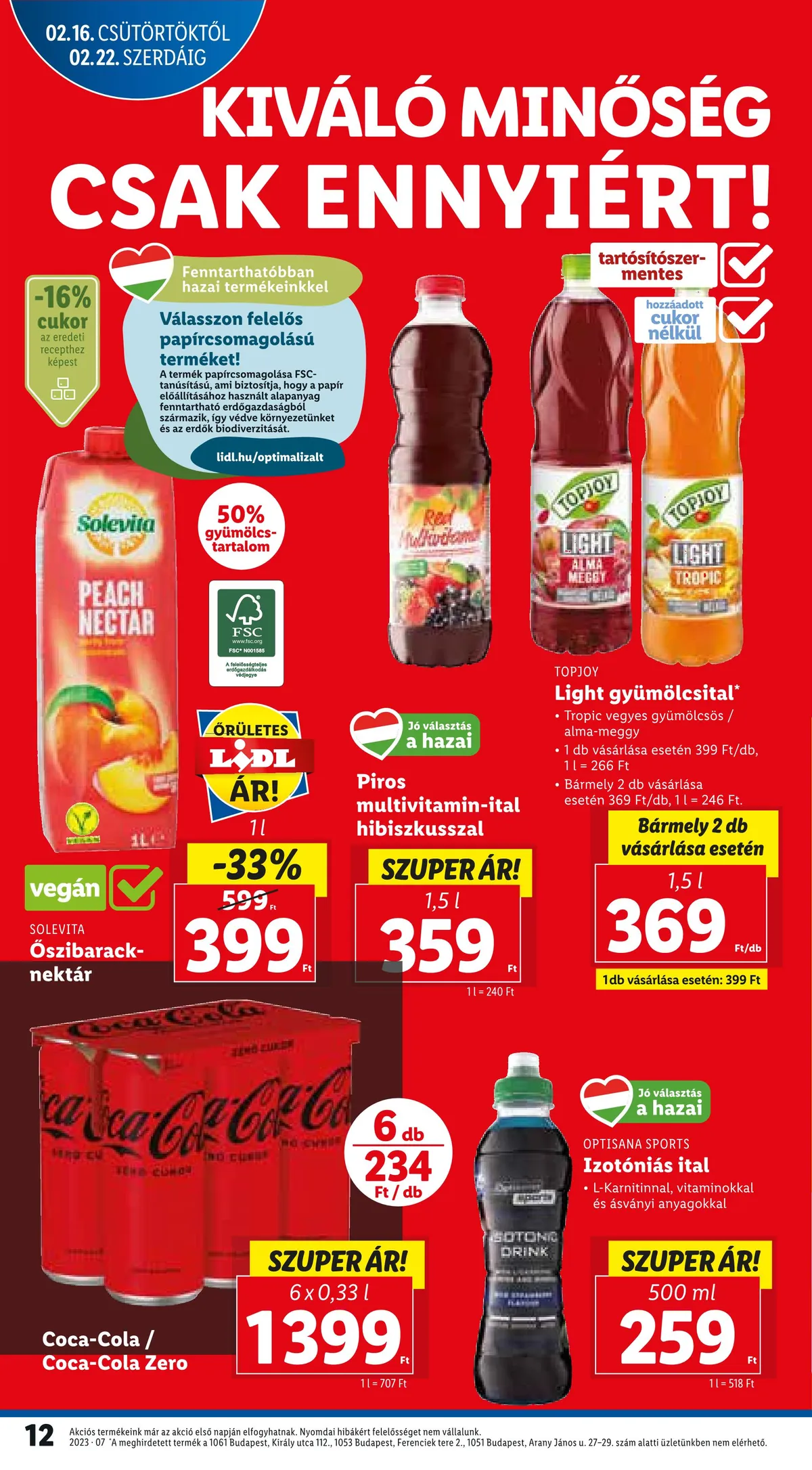 Lidl akciós újság 02.16–02.22 – 12. oldal
